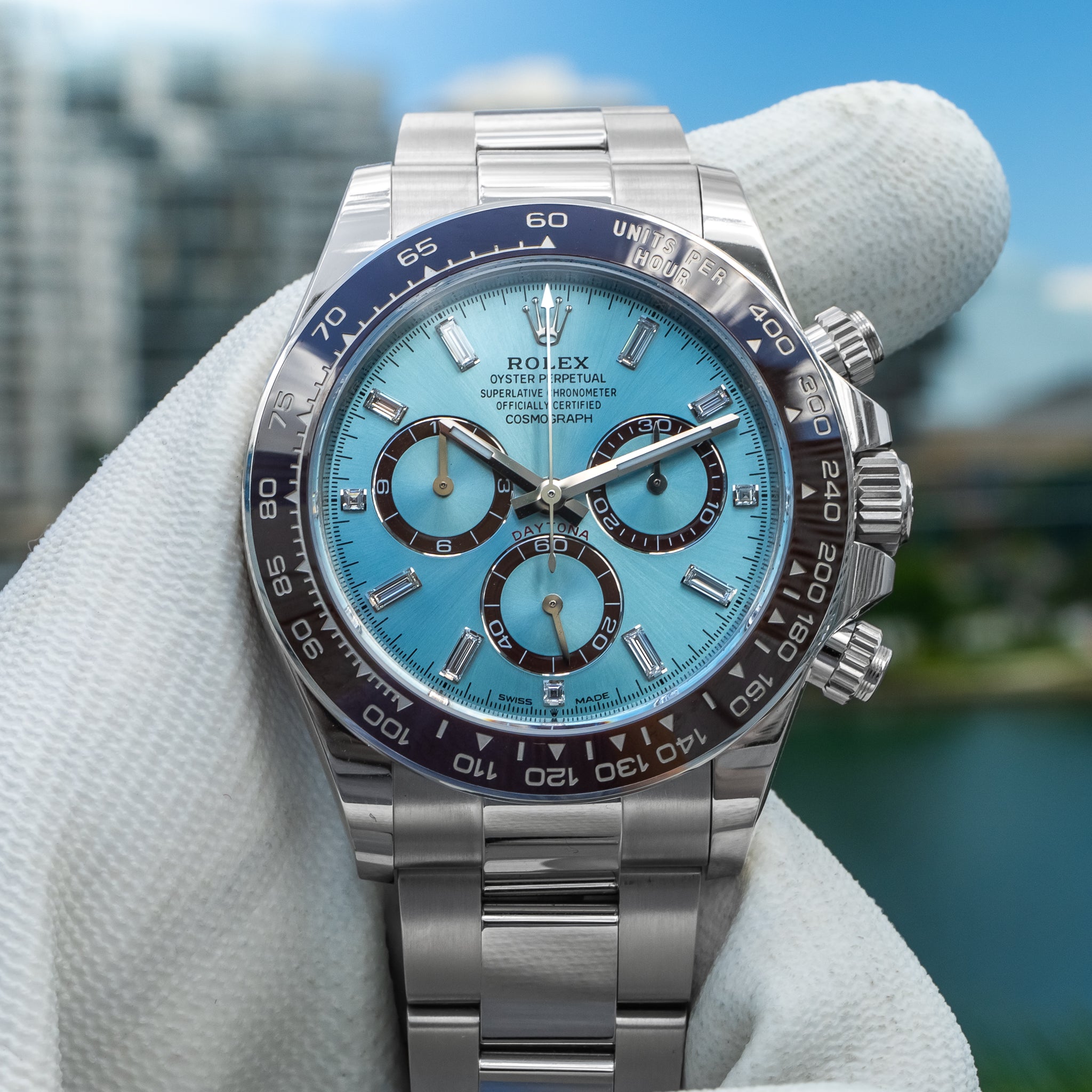 2025 Rolex 126506A Daytona Platinum Baguette 40mm