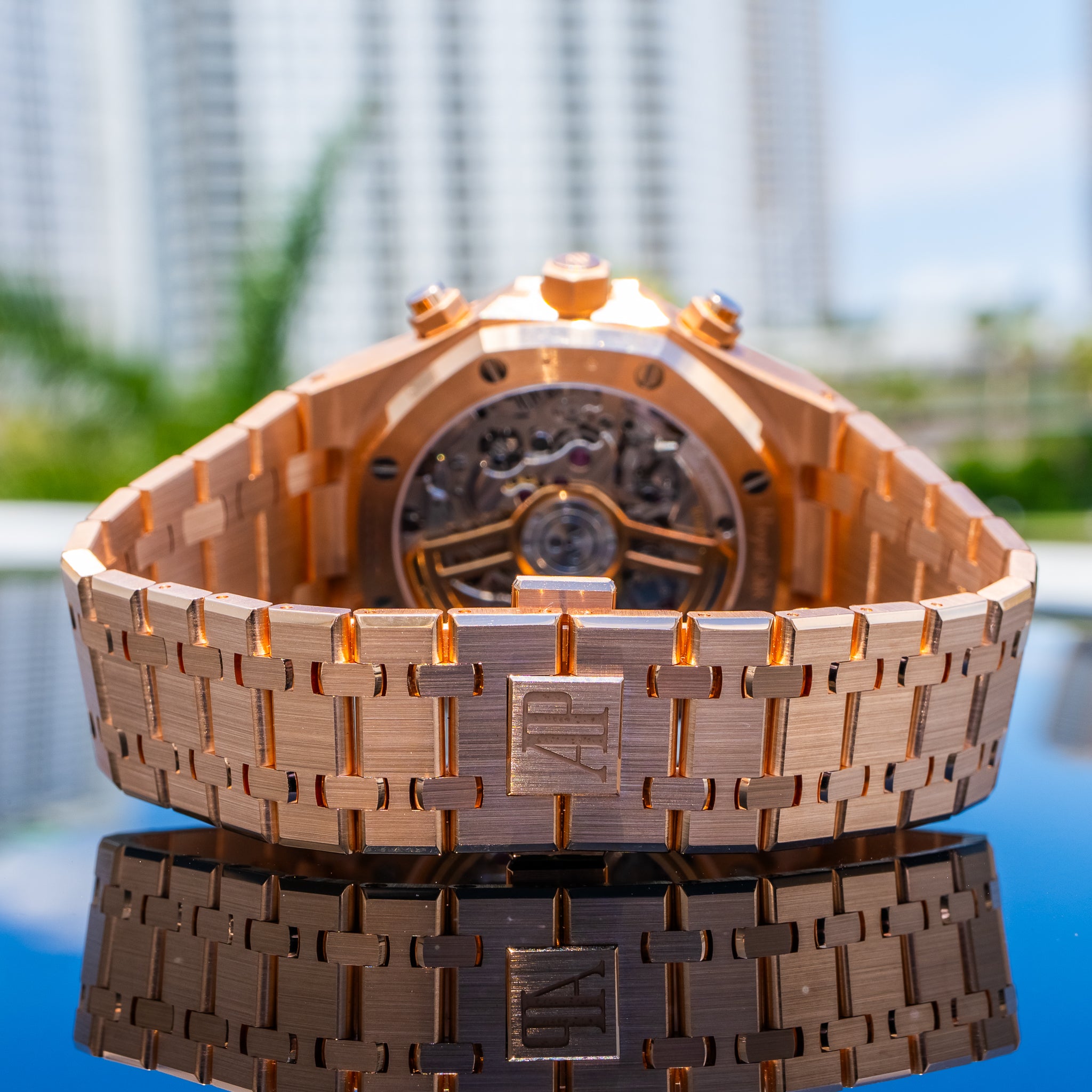 2024 Audemars Piguet 26240OR Royal Oak Selfwinding Chronograph Green Dial 41mm