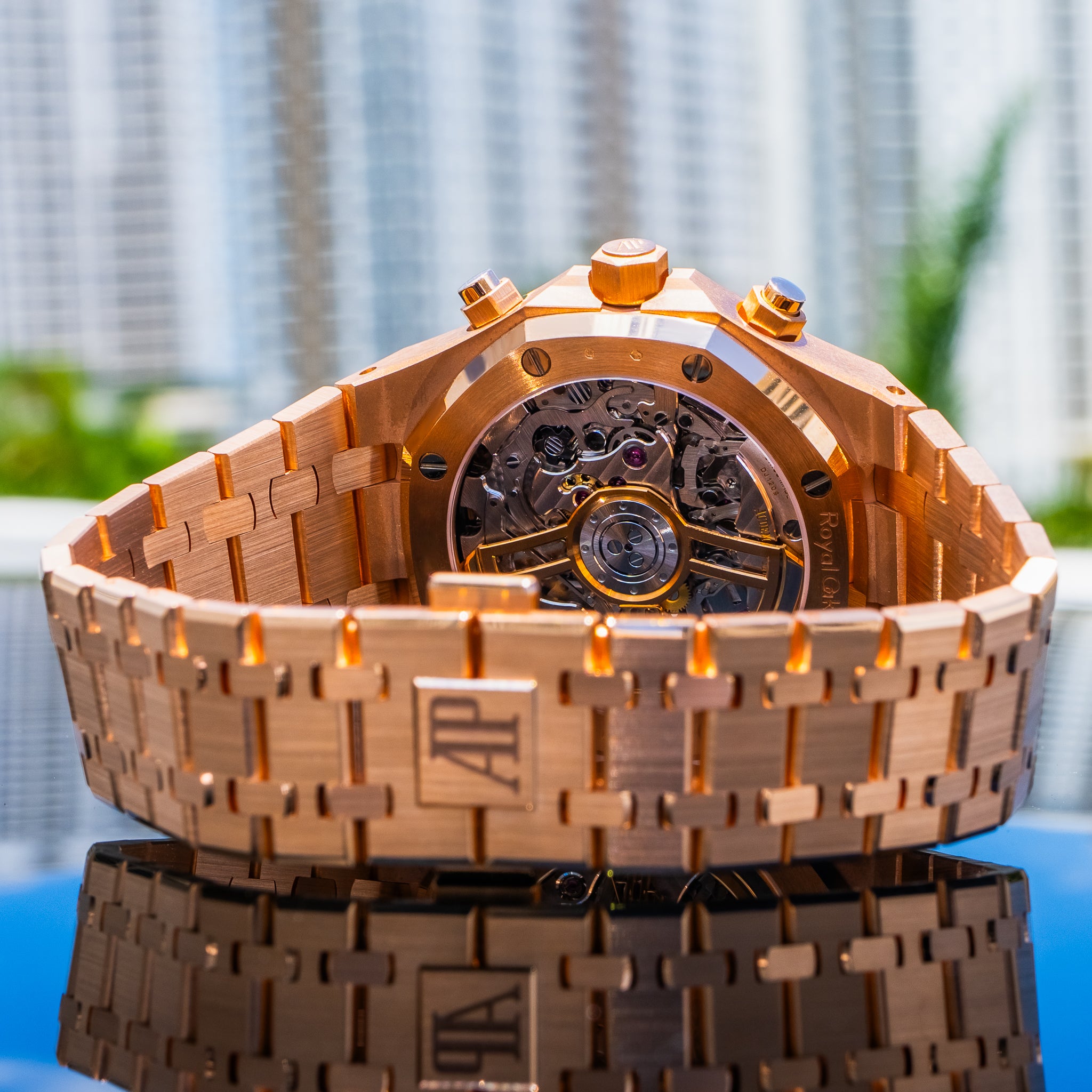 2024 Audemars Piguet 26240OR Royal Oak Selfwinding Chronograph Green Dial 41mm