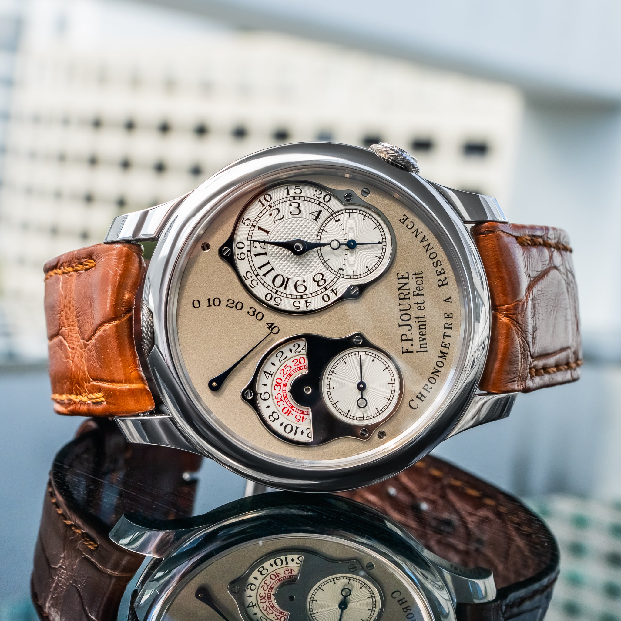 F.P. Journe Chronomètre À Résonance 'Parking Meter' 40mm