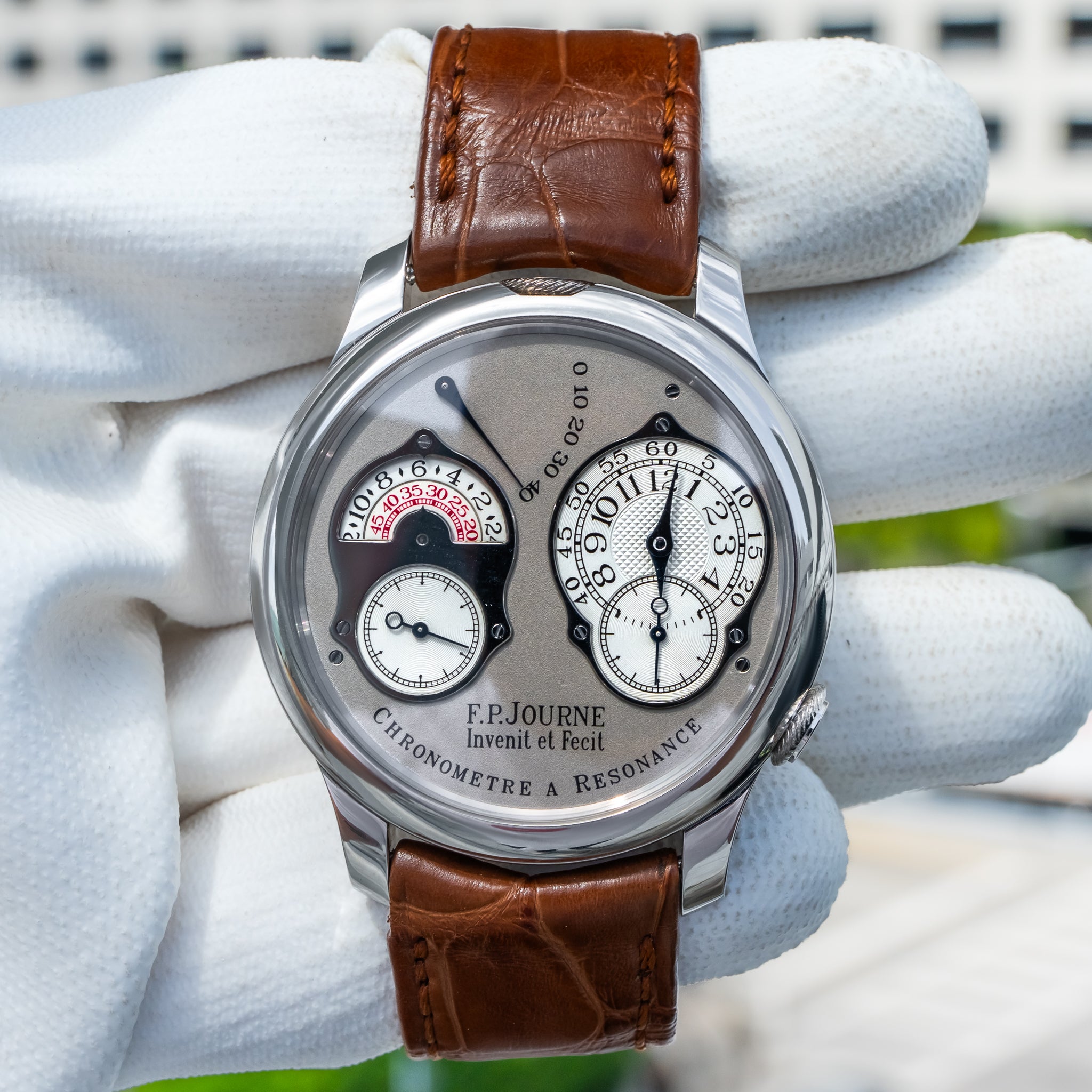 F.P. Journe Chronomètre À Résonance 'Parking Meter' 40mm