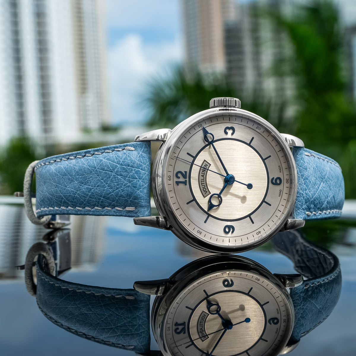 Kari Voutilainen 28SC-AC "Sector Dial" Stainless Steel 38.5mm