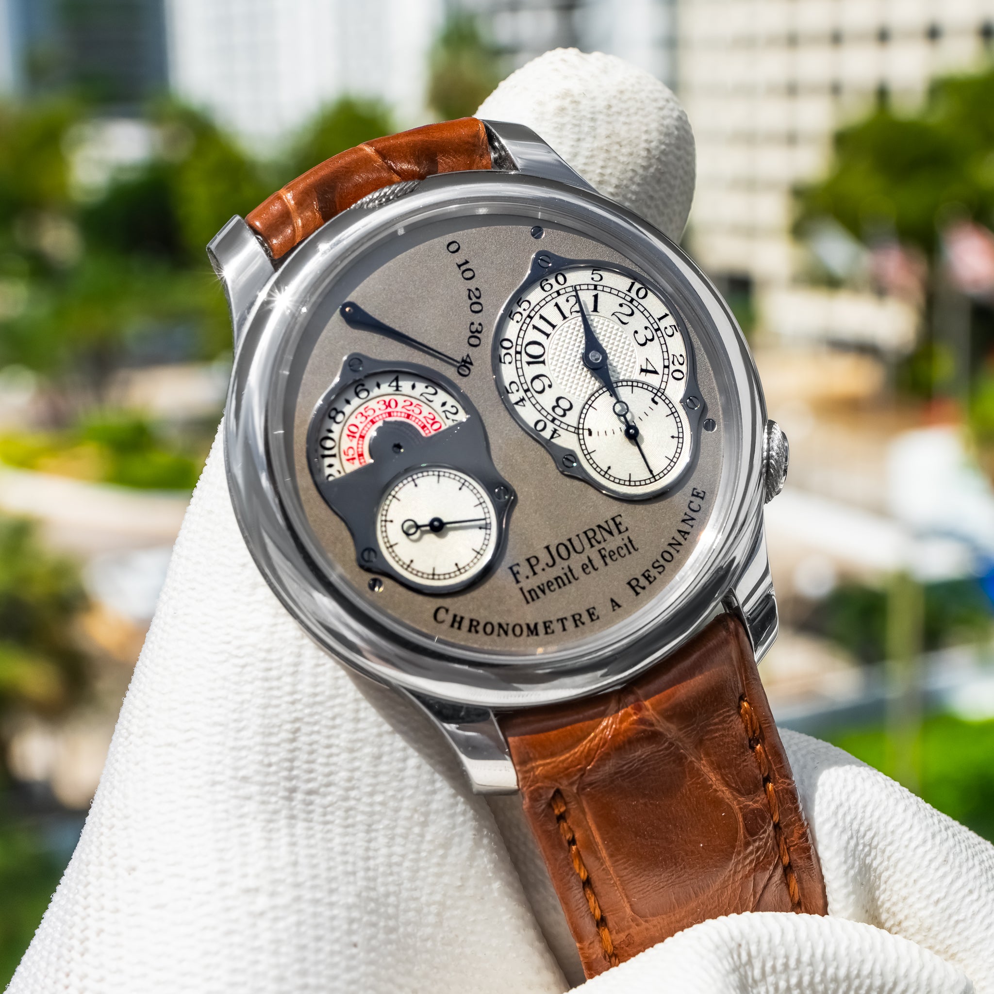 F.P. Journe Chronomètre À Résonance 'Parking Meter' 40mm