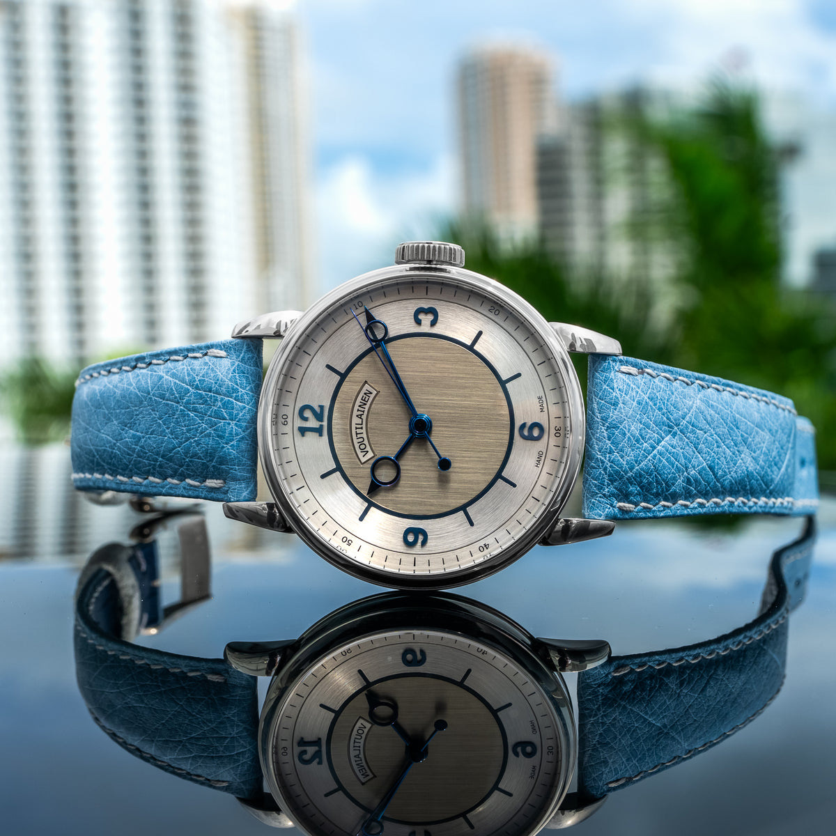 Kari Voutilainen 28SC-AC "Sector Dial" Stainless Steel 38.5mm