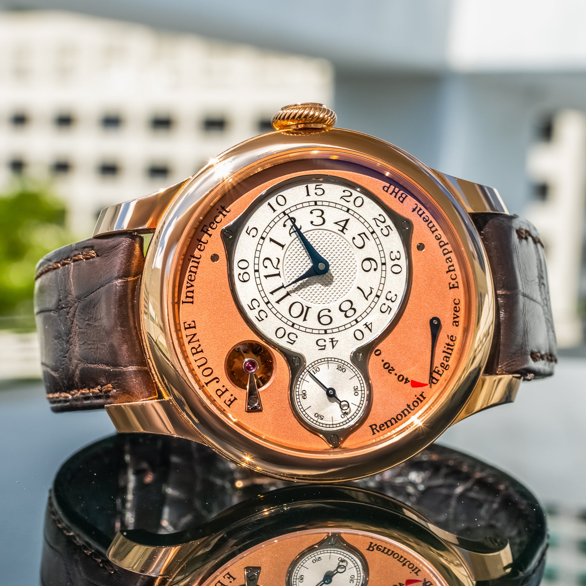 F.P. Journe Chronomètre Optimum Rose Gold Salmon Dial 42mm