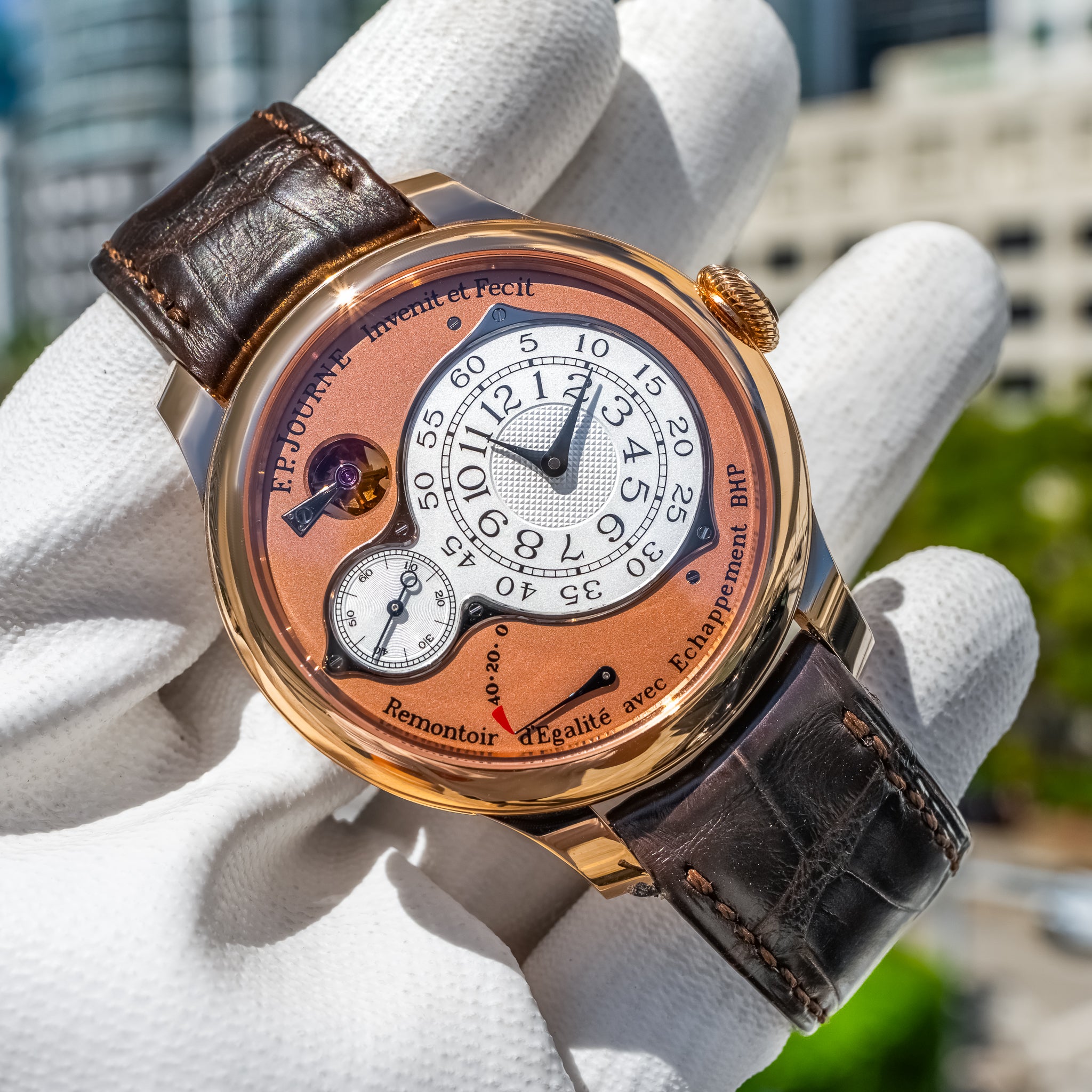 F.P. Journe Chronomètre Optimum Rose Gold Salmon Dial 42mm