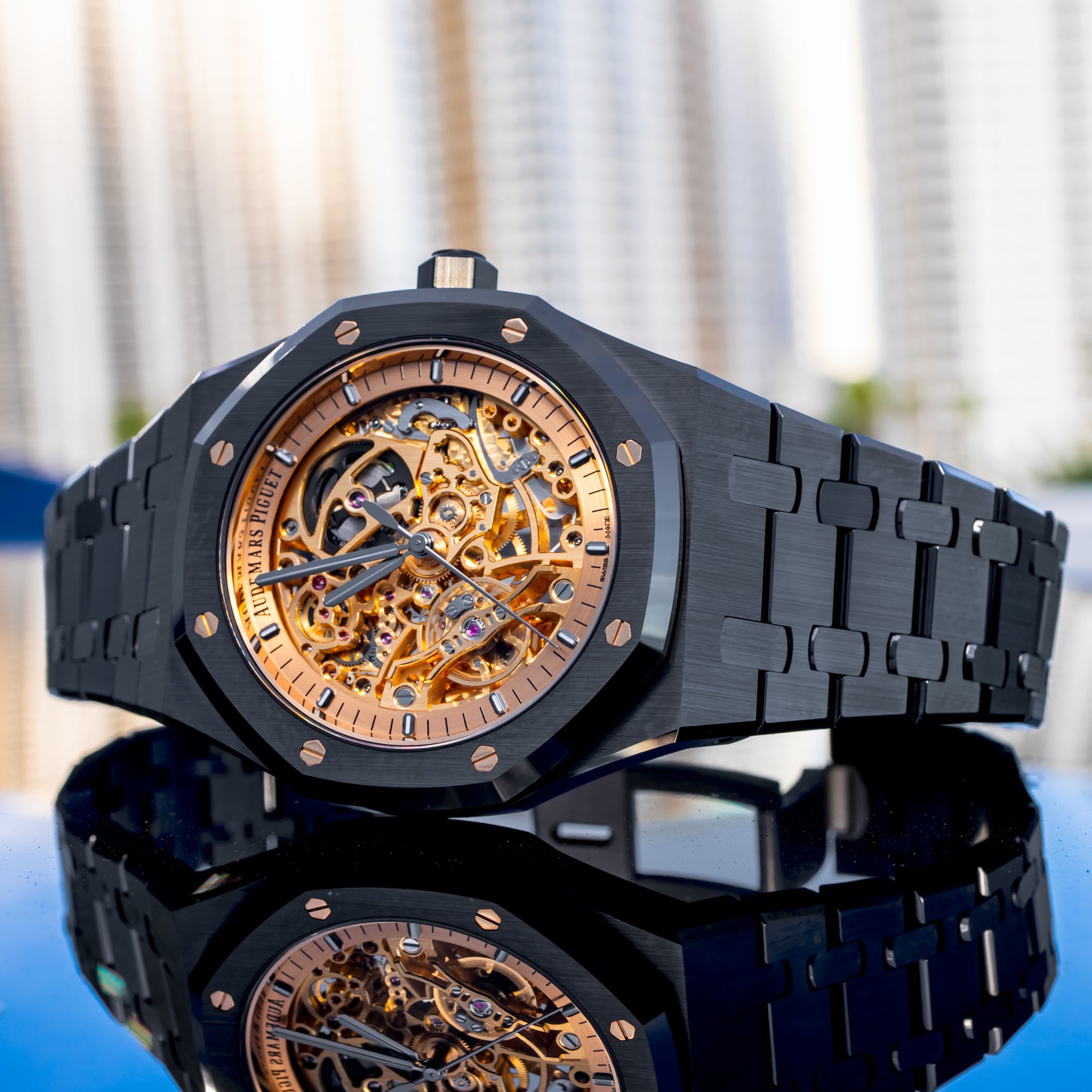 Audemars Piguet 15416CE Double Balance Wheel Openworked Black Ceramic 41mm