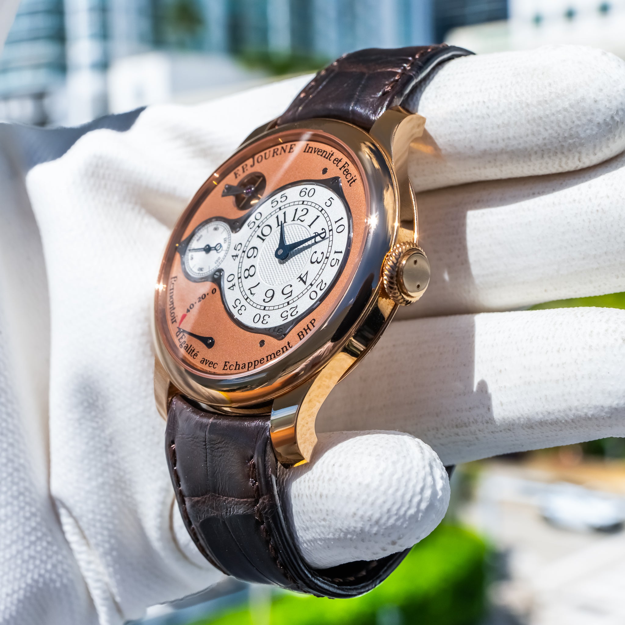 F.P. Journe Chronomètre Optimum Rose Gold Salmon Dial 42mm