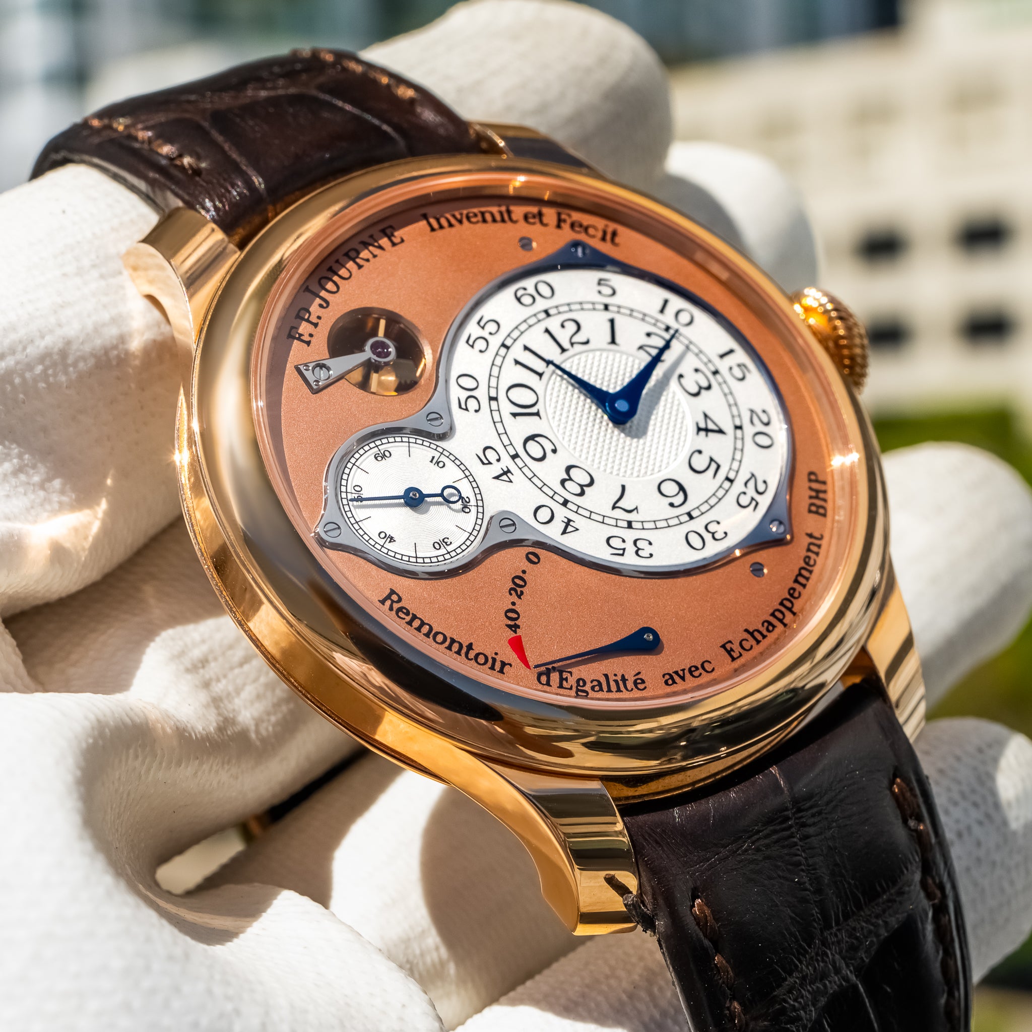 F.P. Journe Chronomètre Optimum Rose Gold Salmon Dial 42mm