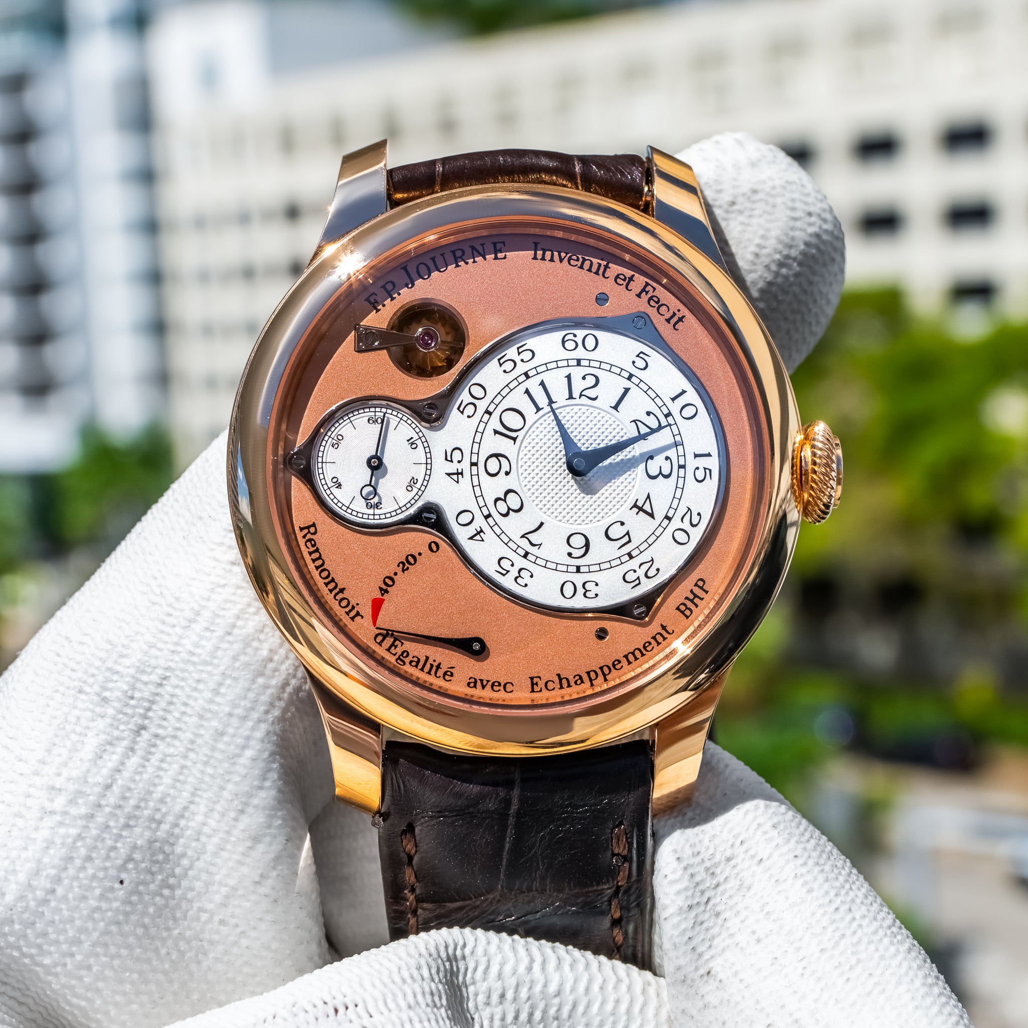 F.P. Journe Chronomètre Optimum Rose Gold Salmon Dial 42mm