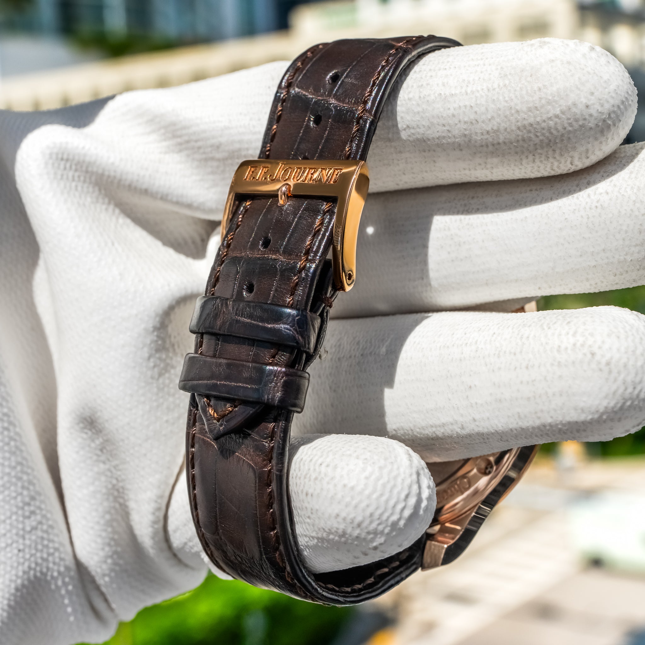 F.P. Journe Chronomètre Optimum Rose Gold Salmon Dial 42mm