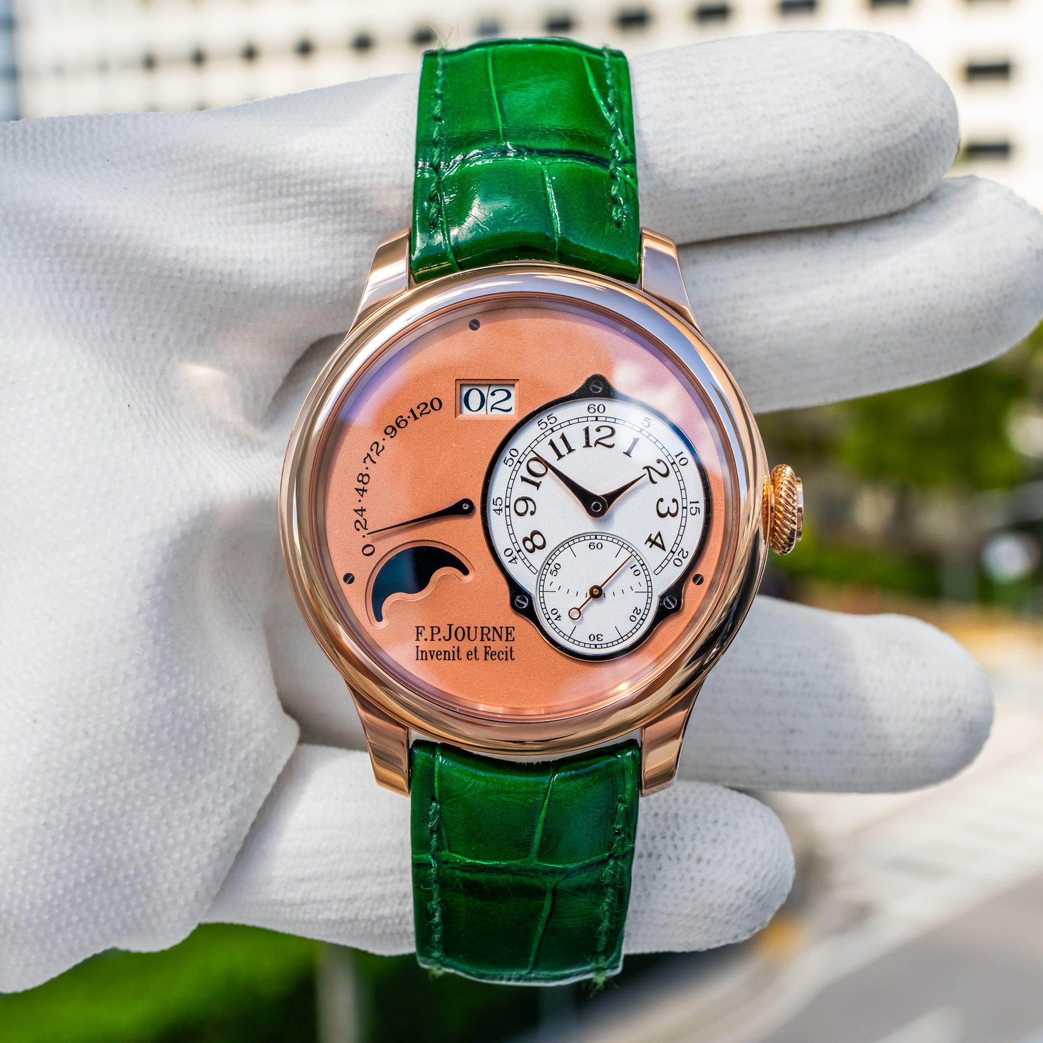 F.P. Journe Octa Lune Rose Gold Salmon 40mm