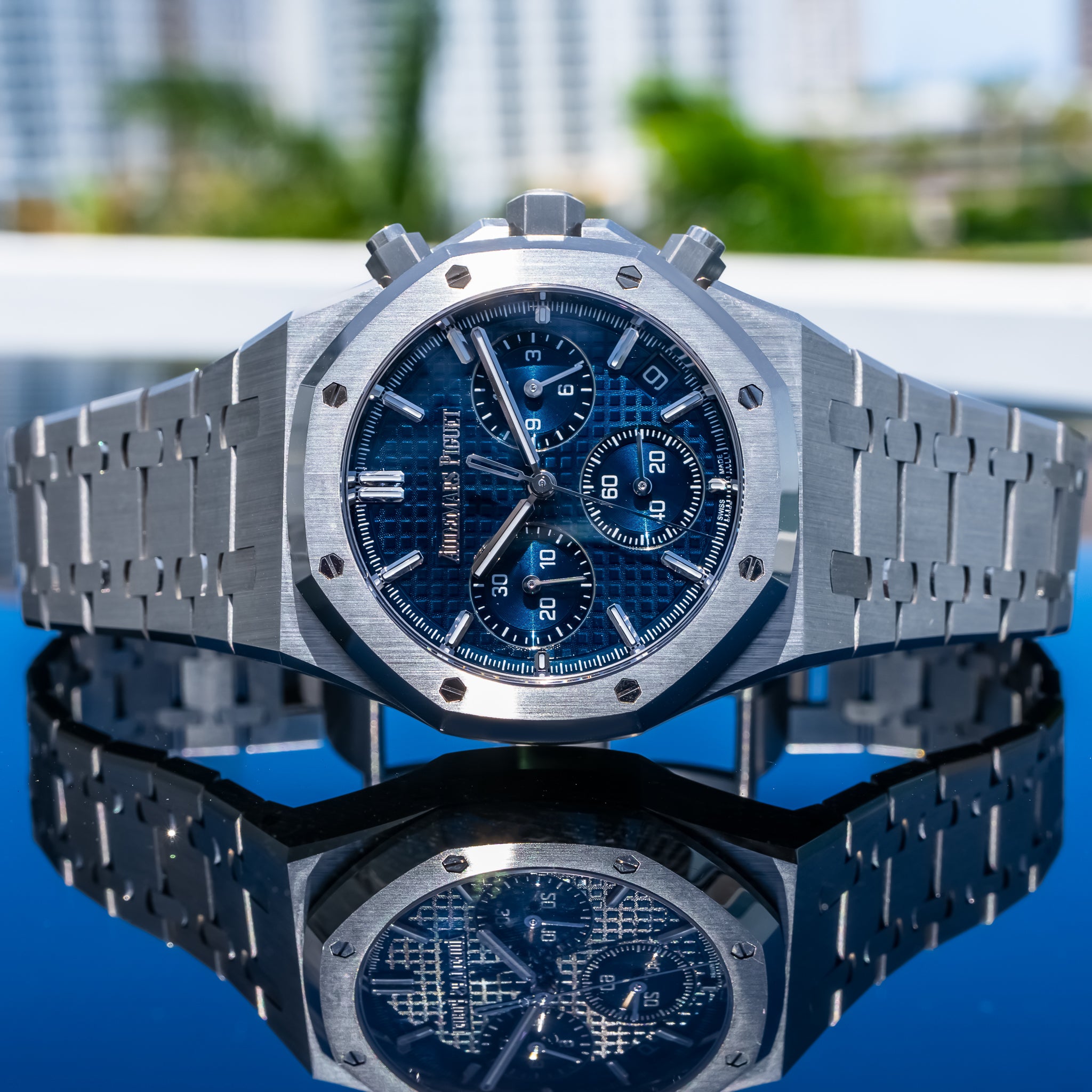 2024 Audemars Piguet Royal Oak Chronograph Blue 26240ST 41mm