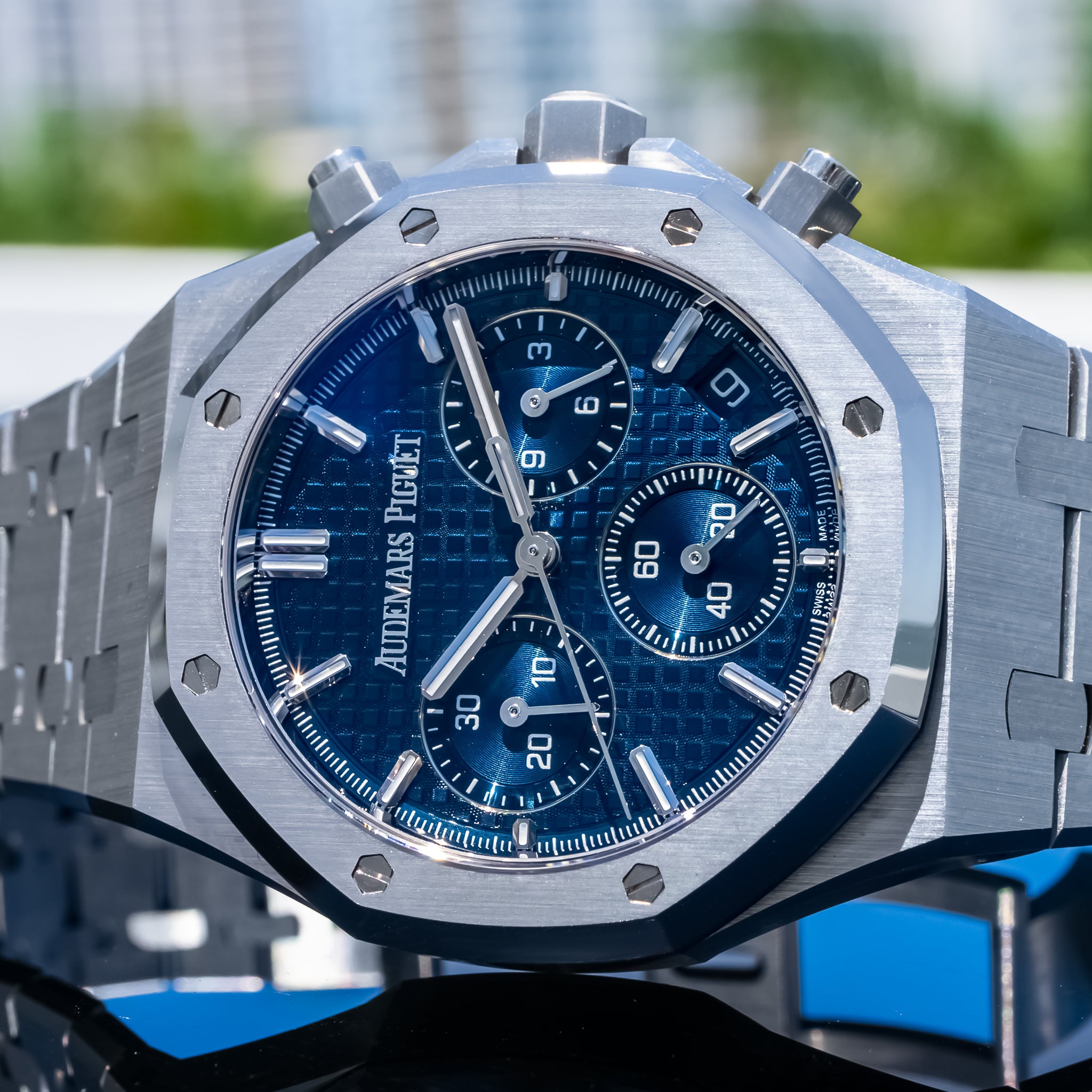 2024 Audemars Piguet Royal Oak Chronograph Blue 26240ST 41mm