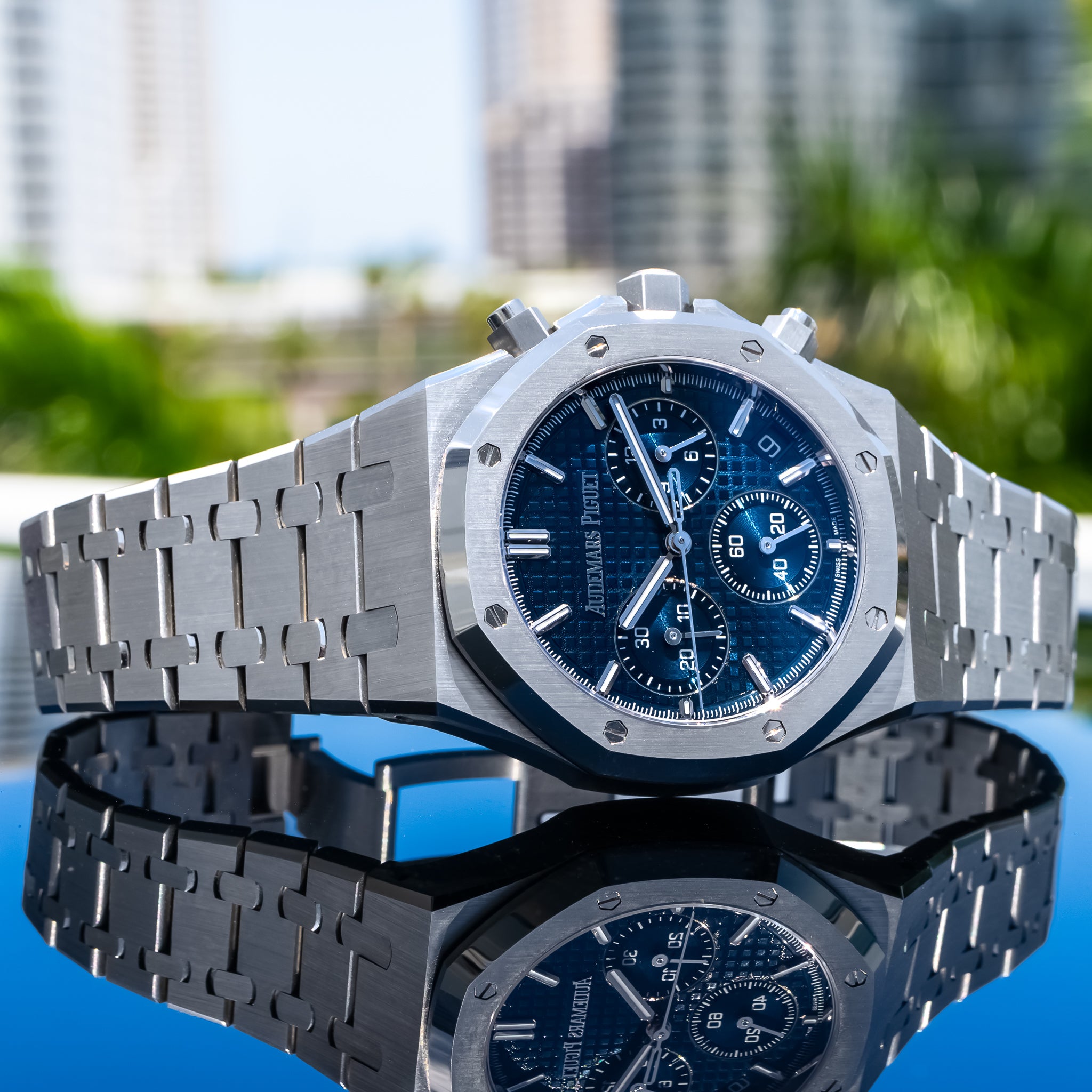 2024 Audemars Piguet Royal Oak Chronograph Blue 26240ST 41mm