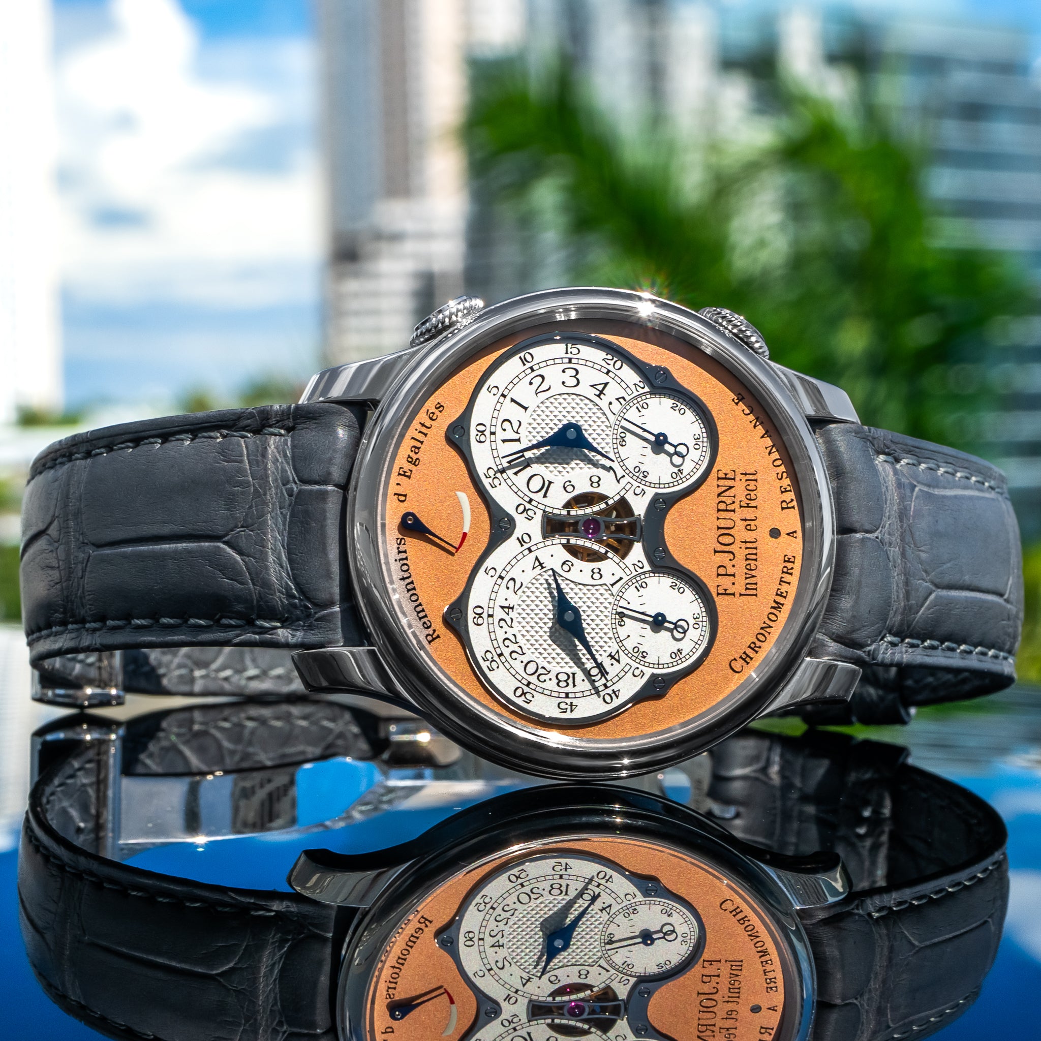 F.P. Journe Chronomètre À Résonance Salmon Dial 40mm