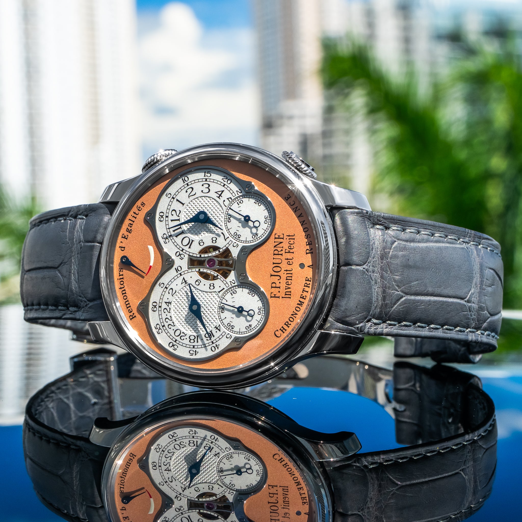 F.P. Journe Chronomètre À Résonance Salmon Dial 40mm