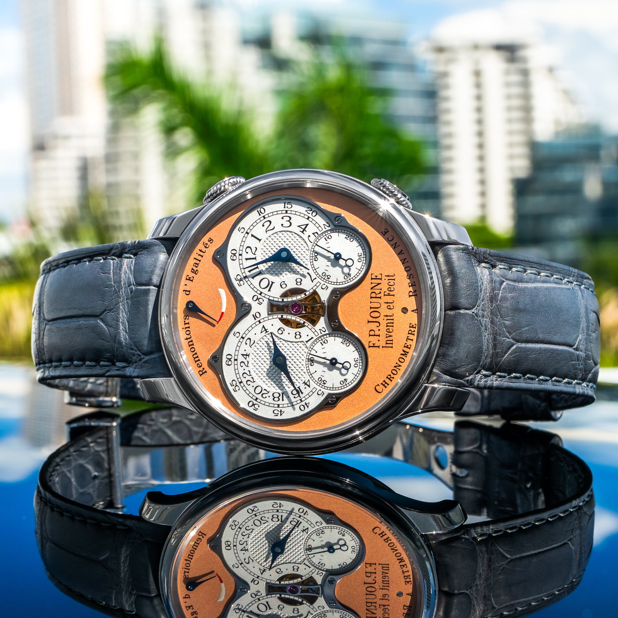 F.P. Journe Chronomètre À Résonance Salmon Dial 40mm