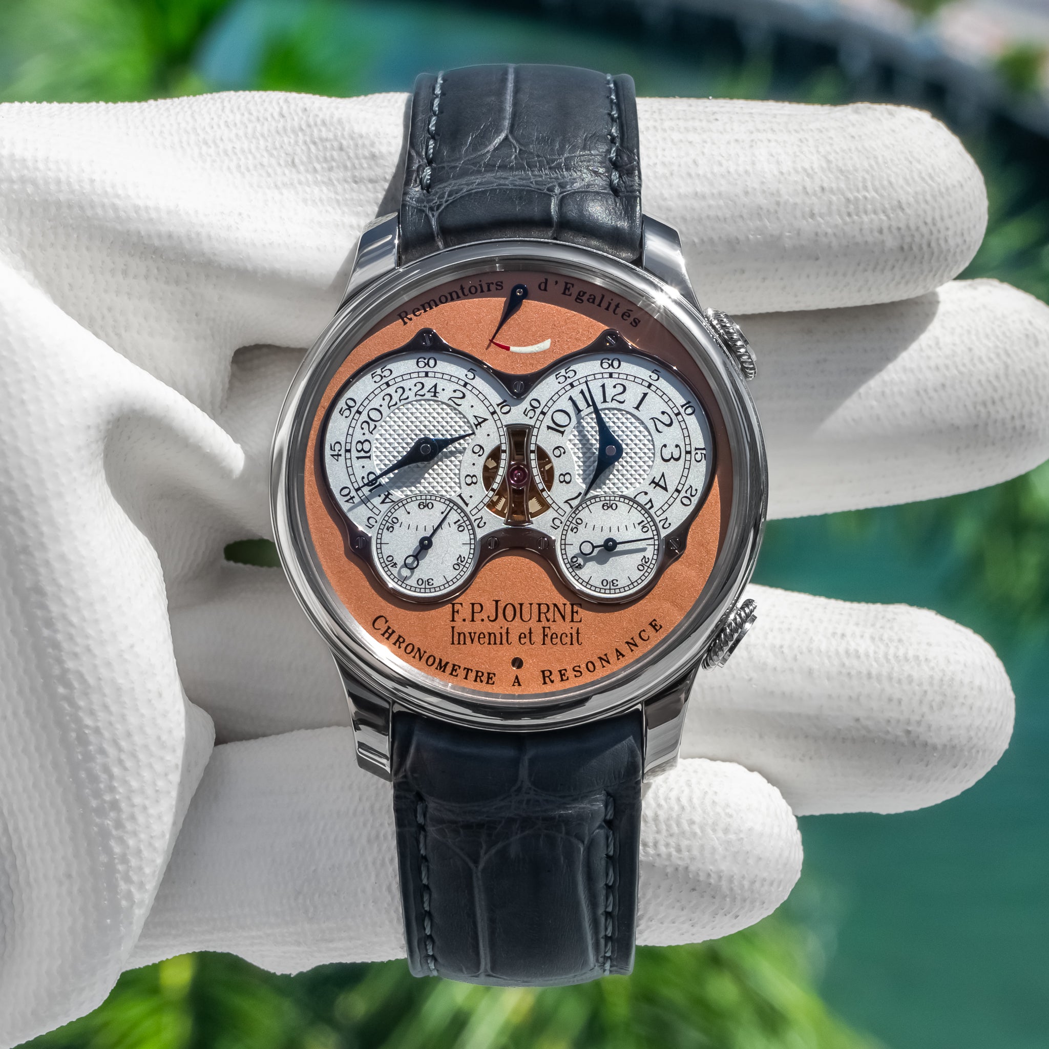 F.P. Journe Chronomètre À Résonance Salmon Dial 40mm