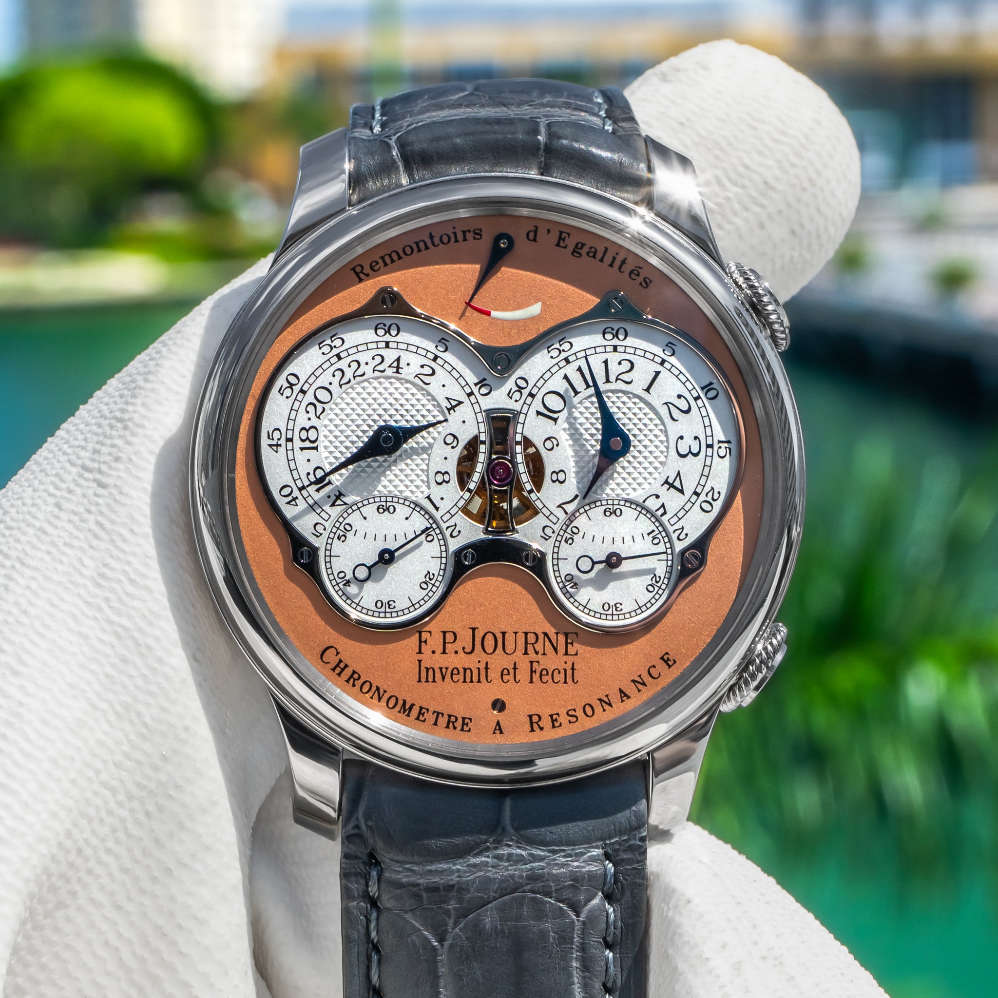 F.P. Journe Chronomètre À Résonance Salmon Dial 40mm