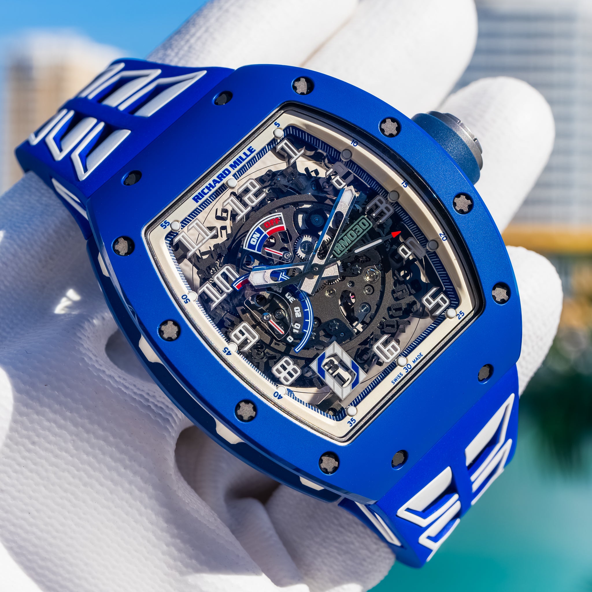 2019 Richard Mille RM030 EMEA Blue Ceramic LTD 30