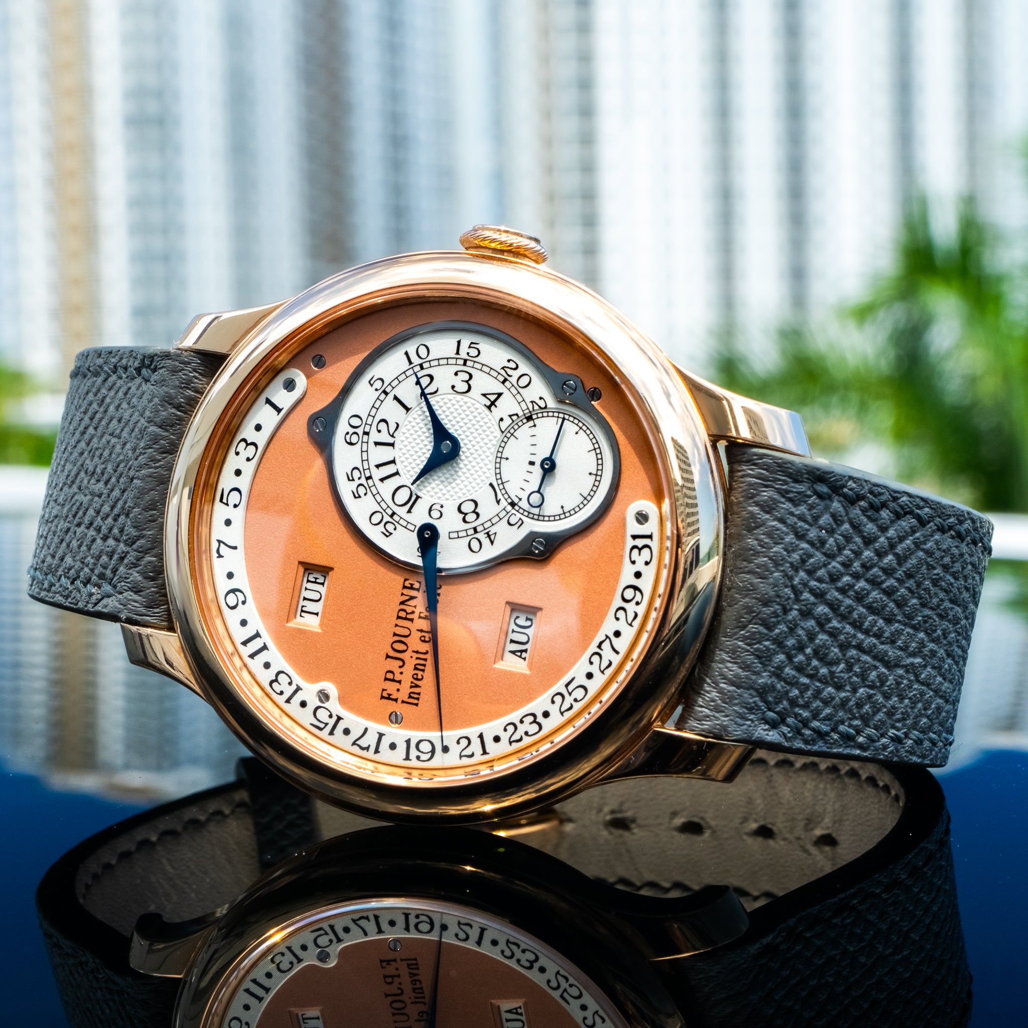 F.P. Journe Octa Calendrier Salmon Dial 40mm