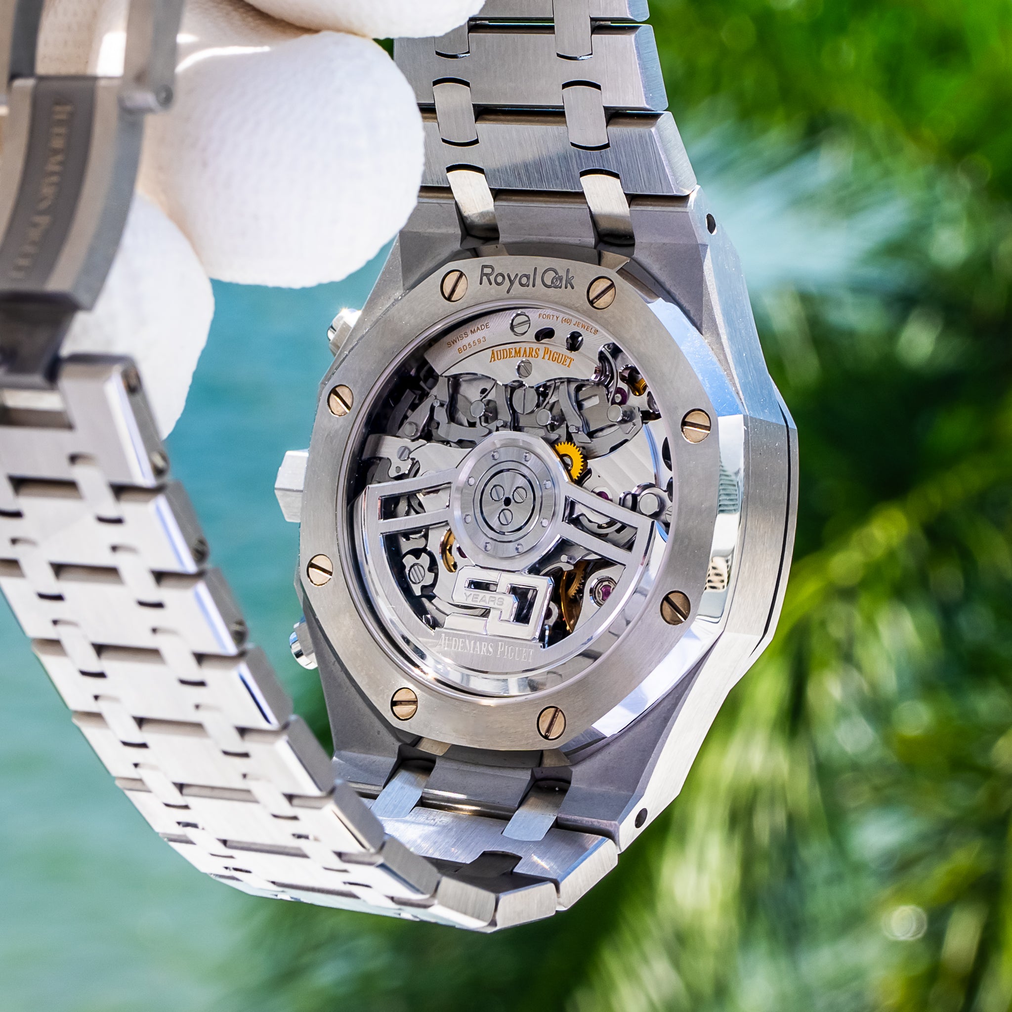 2022 Audemars Piguet Royal Oak Chronograph 26240ST 50th Anniversary Black Dial