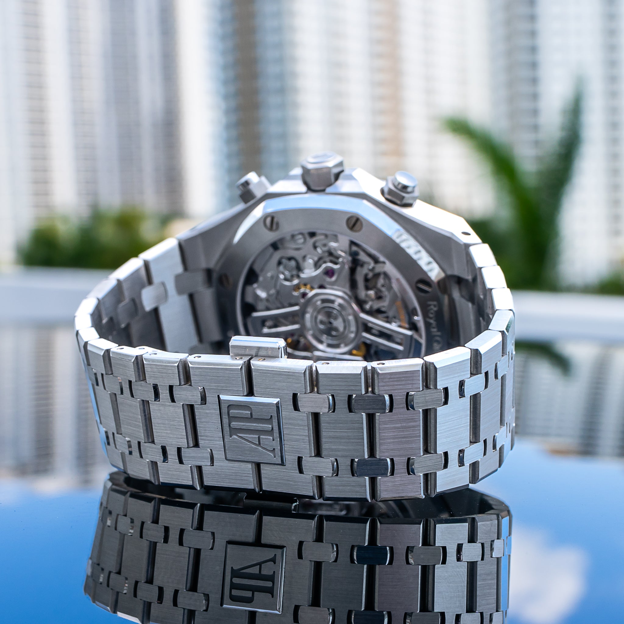 2022 Audemars Piguet Royal Oak Chronograph 26240ST 50th Anniversary Black Dial