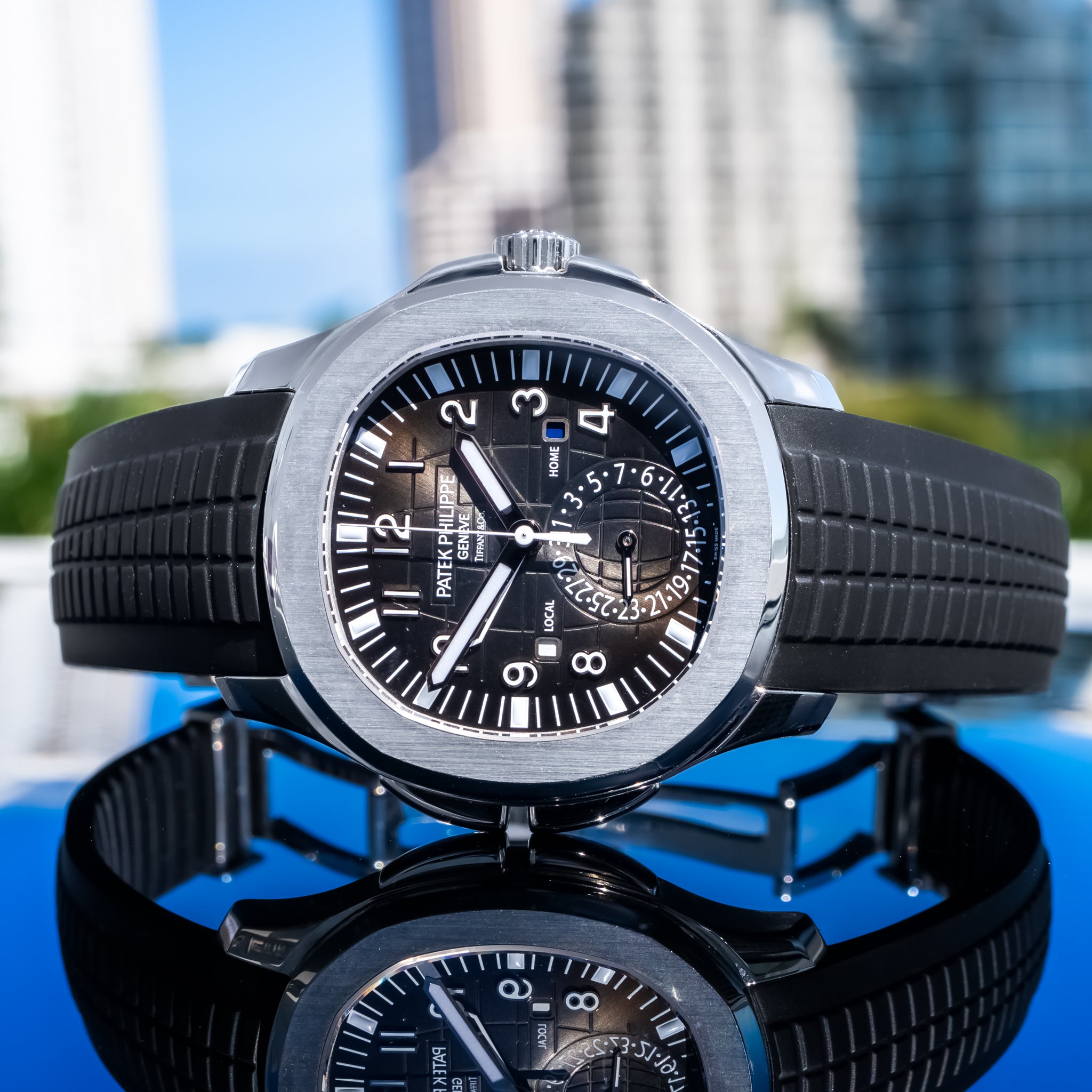 Patek Philippe 2021 Aquanaut Tiffany & Co Stamped 5164A