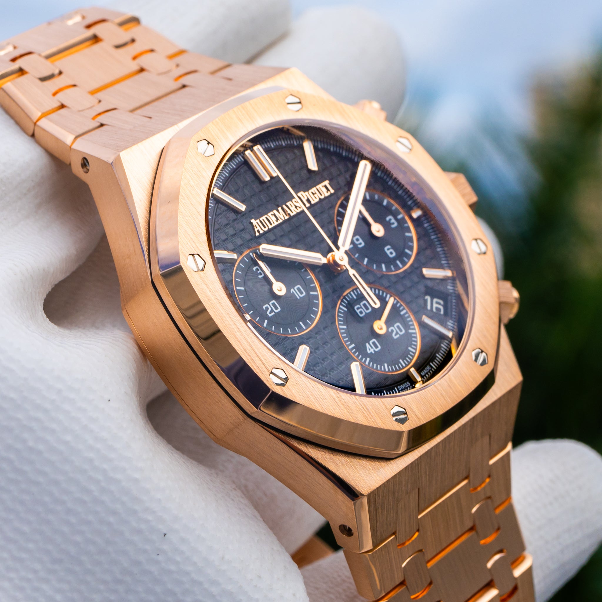 2023 Audemars Piguet Royal Oak Black Dial Chronograph 41mm 26240or