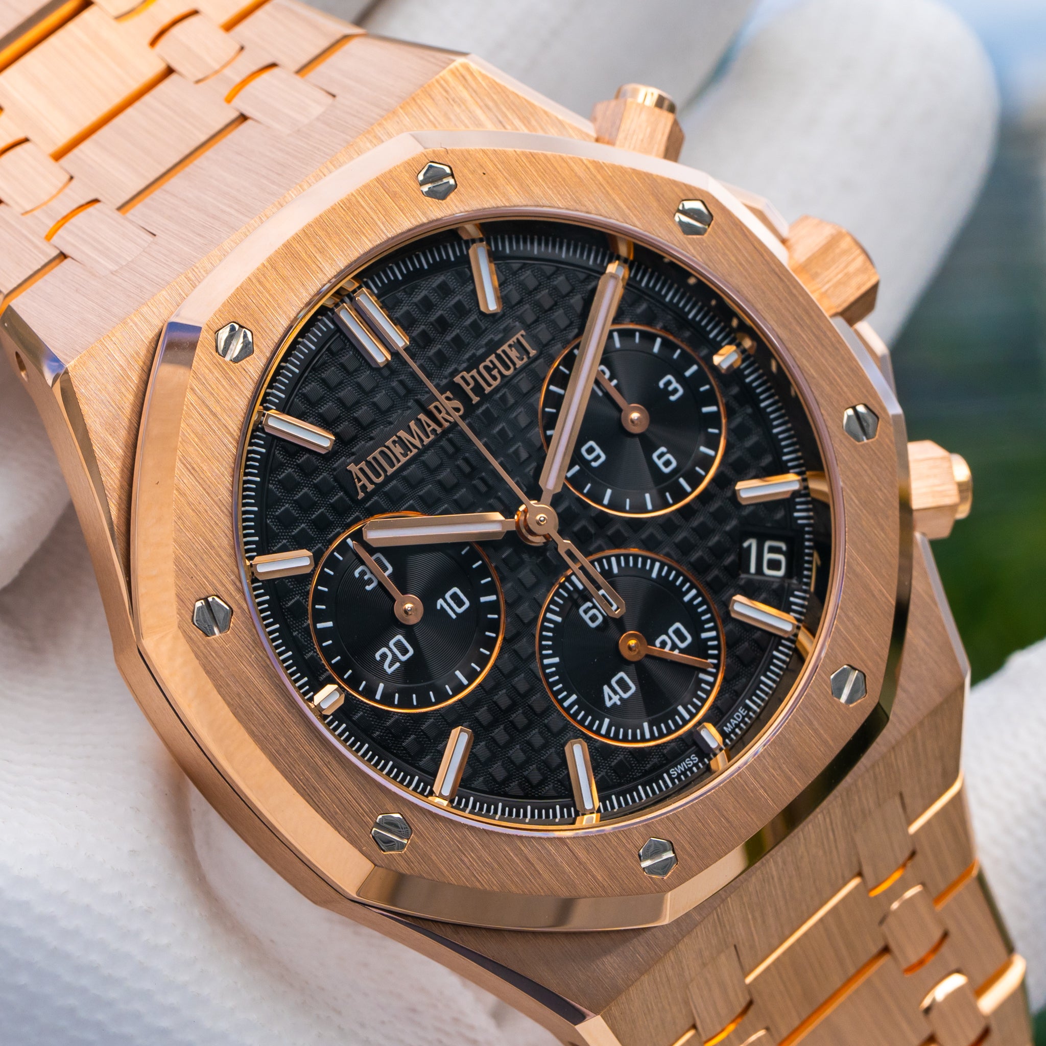 2023 Audemars Piguet Royal Oak Black Dial Chronograph 41mm 26240or