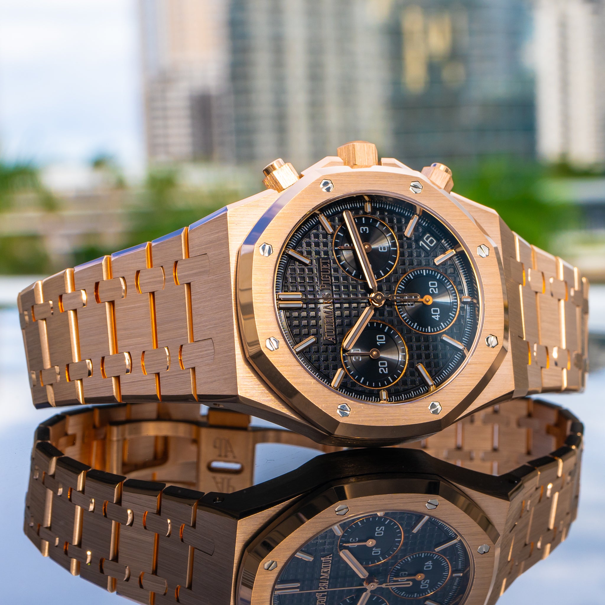 2023 Audemars Piguet Royal Oak Black Dial Chronograph 41mm 26240or
