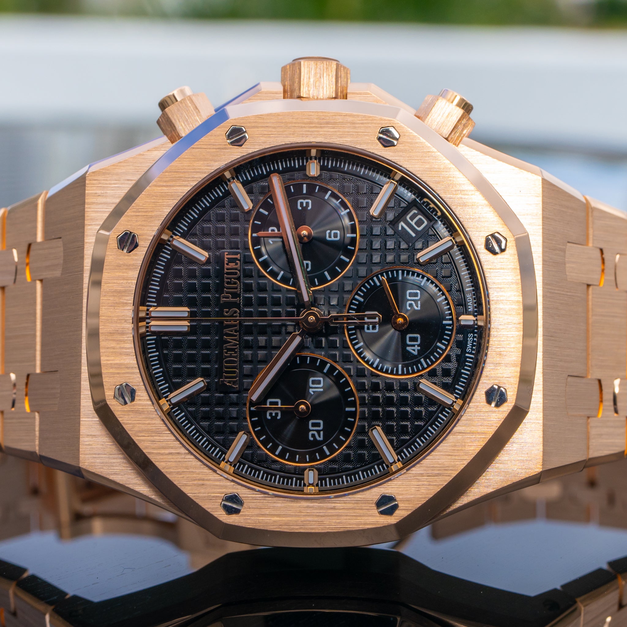 2023 Audemars Piguet Royal Oak Black Dial Chronograph 41mm 26240or