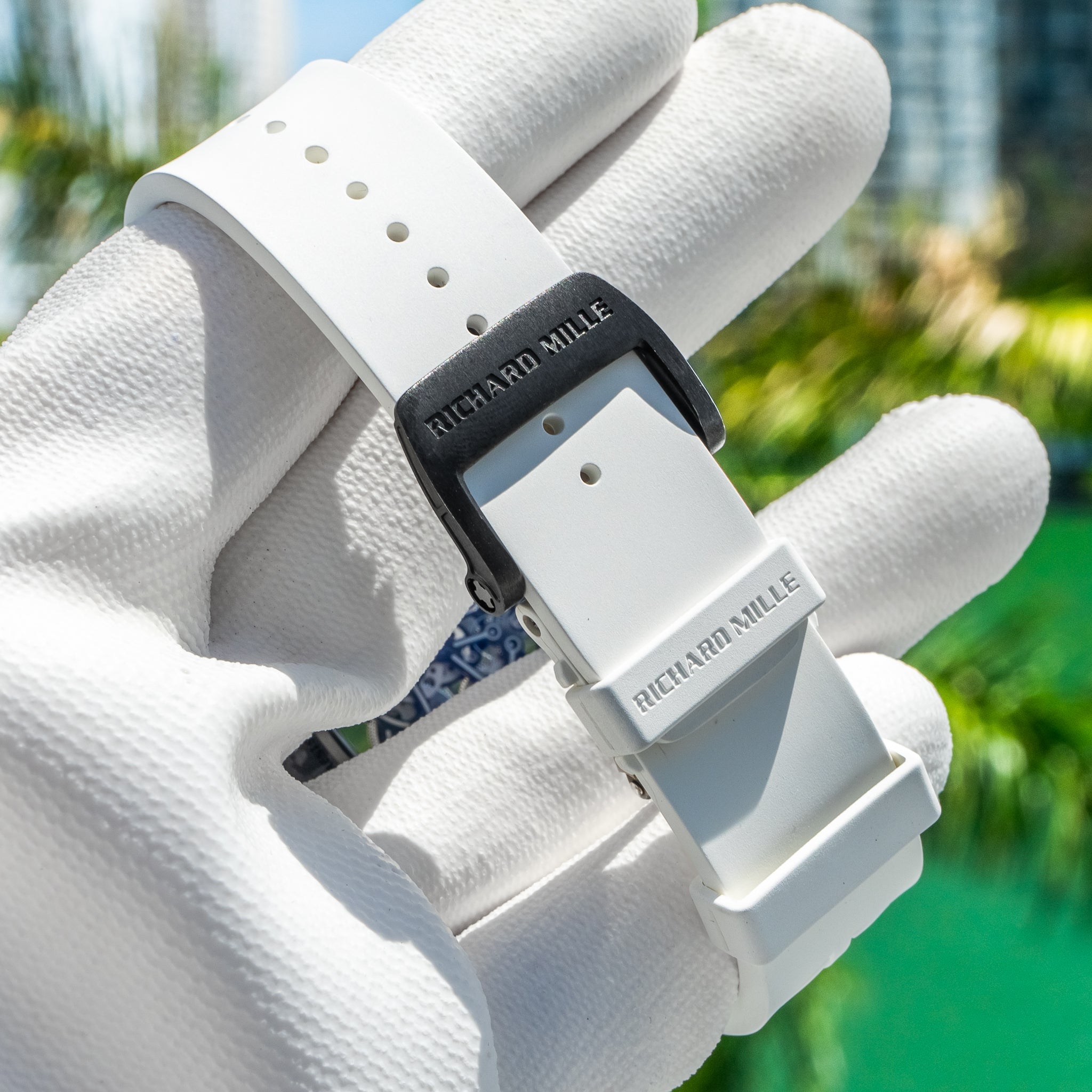Richard Mille RM055 Bubba Watson 'White Legend' 42.7 mm x 50 mm