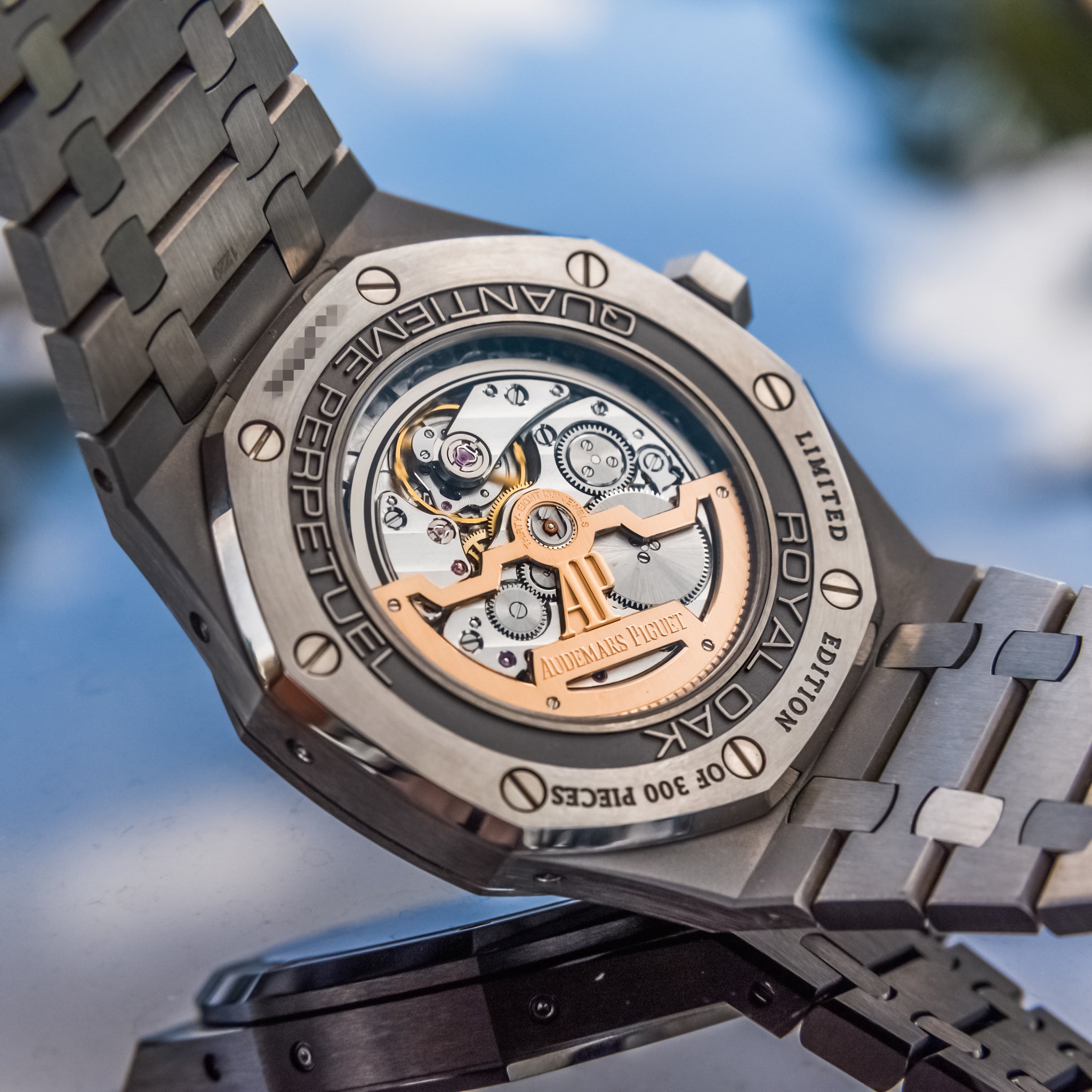 2021 Audemars Piguet 26615TI Royal Oak Perpetual Calendar Salmon Dial