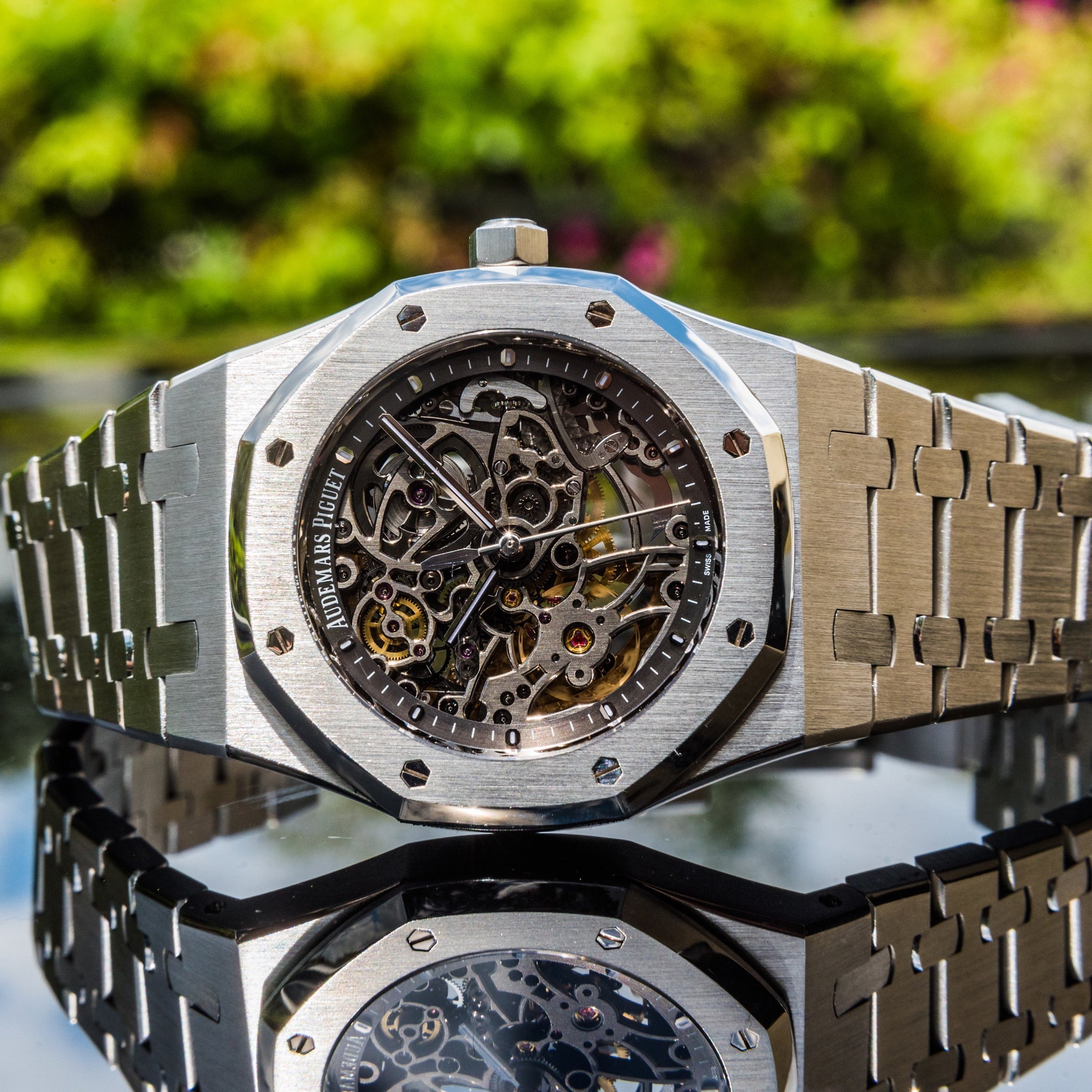 Audemars Piguet 2014 Open worked Stainless Steel 39mm