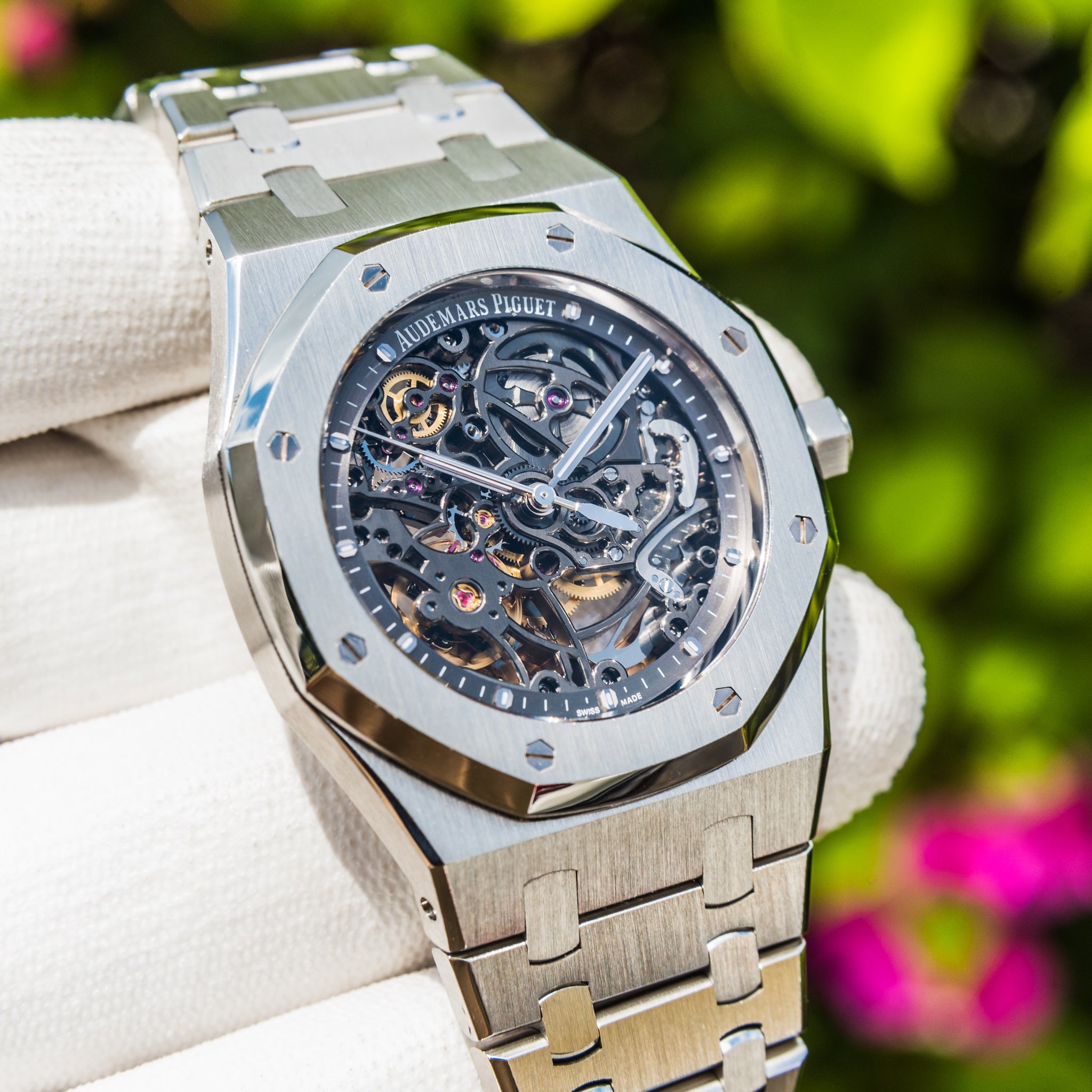 Audemars Piguet 2014 Open worked Stainless Steel 39mm