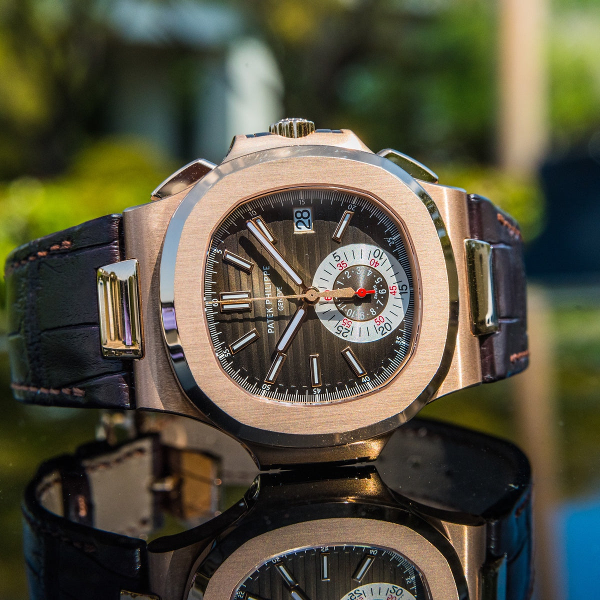 Patek Philippe 2022 Nautilus 5980R Travel Time Chronograph
