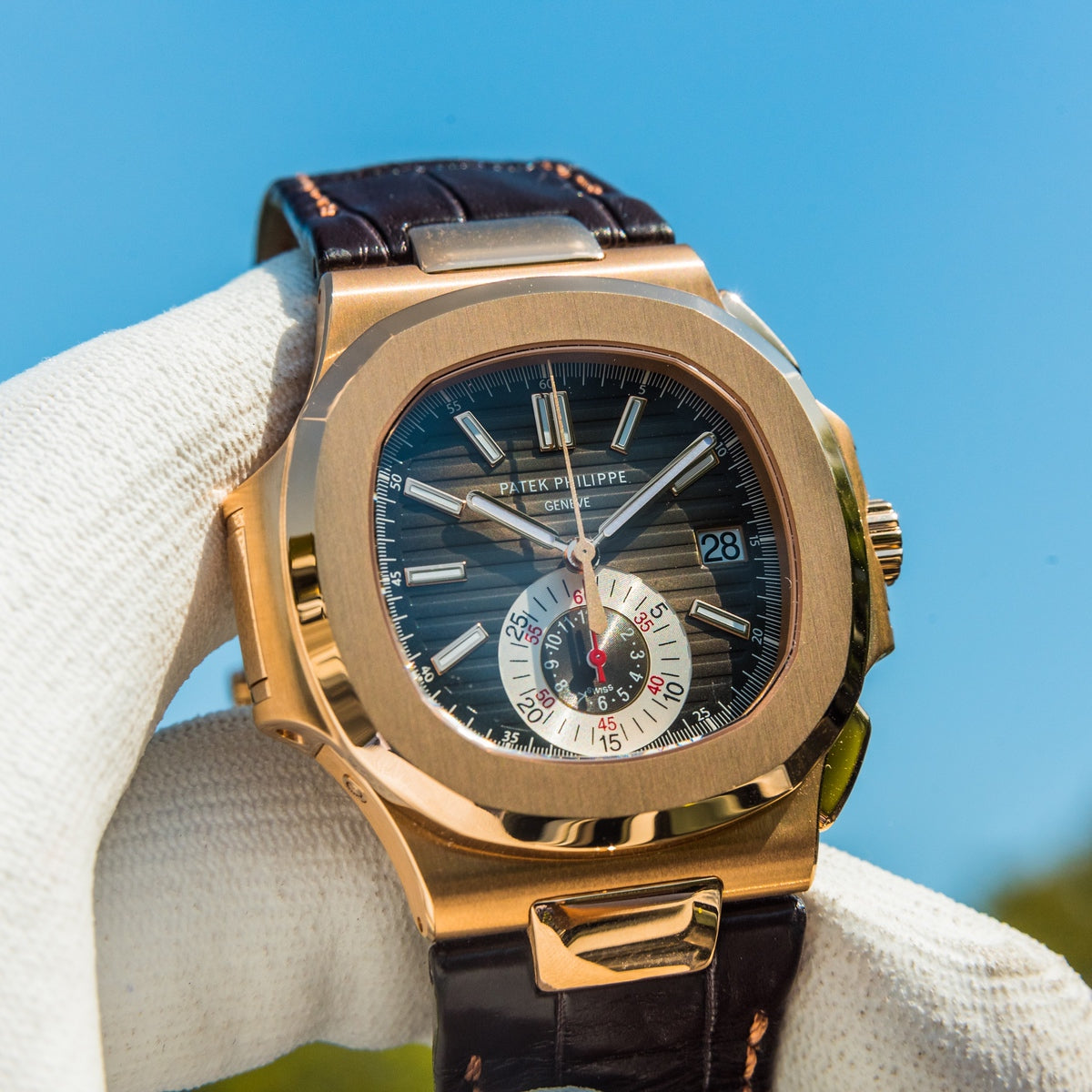Patek Philippe 2022 Nautilus 5980R Travel Time Chronograph