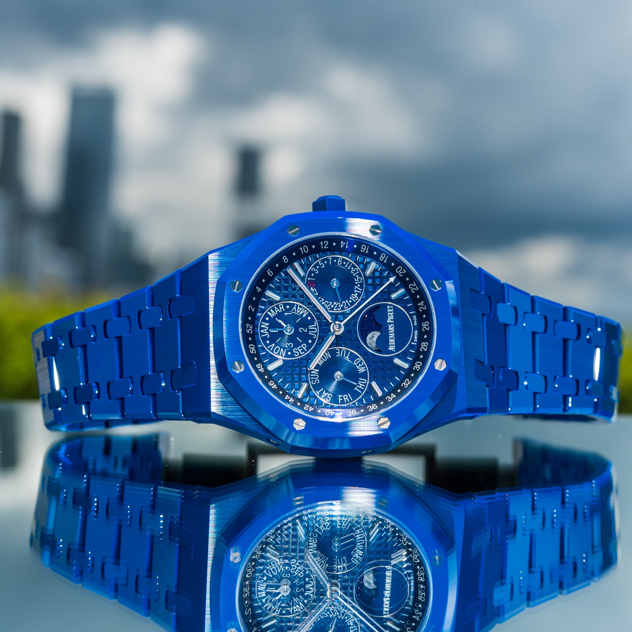 Audemars Piguet 26579CS Royal Oak Perpetual Calendar Blue Ceramic 41mm