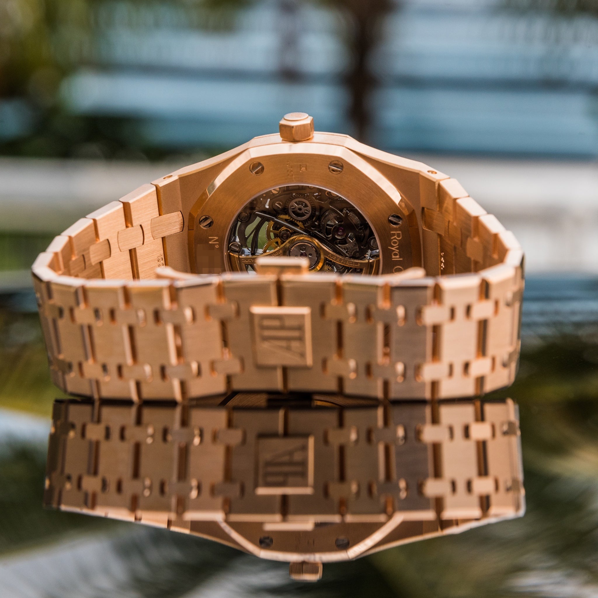 Audemars Piguet 2015 Double Balance Wheel Open worked Rose Gold 39mm