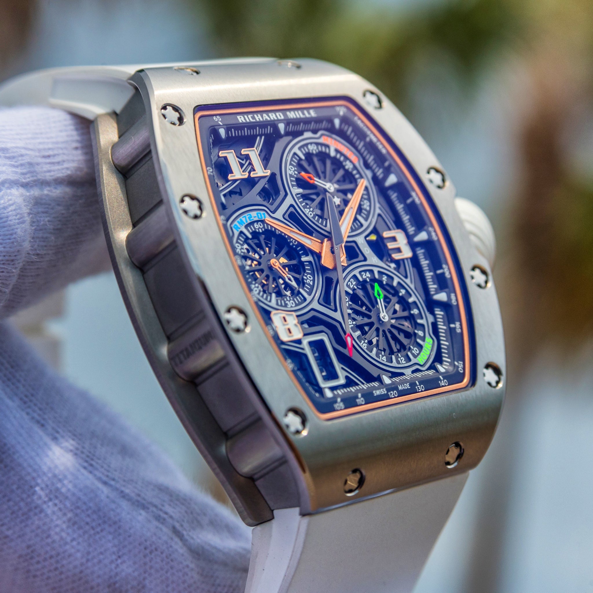 Richard Mille 2021 RM 72-01 Automatic Winding Lifestyle Flyback Chronograph Titanium