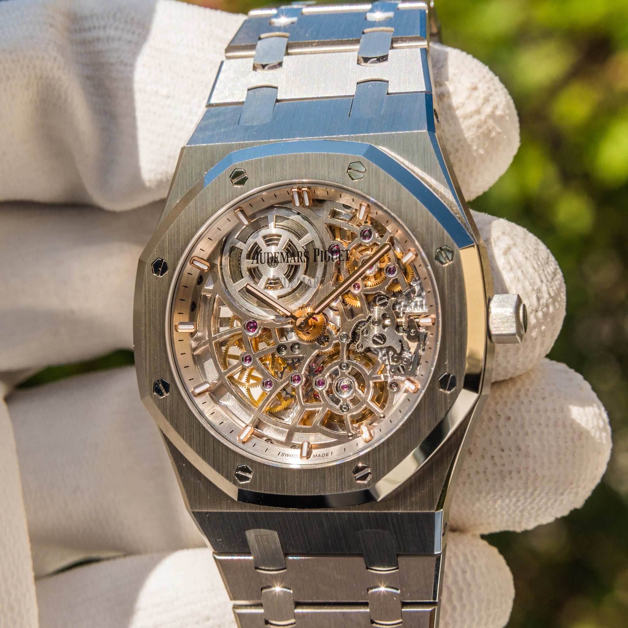 Audemars Piguet 16204st Royal Oak "Jumbo" Extra-Thin Openworked 39mm