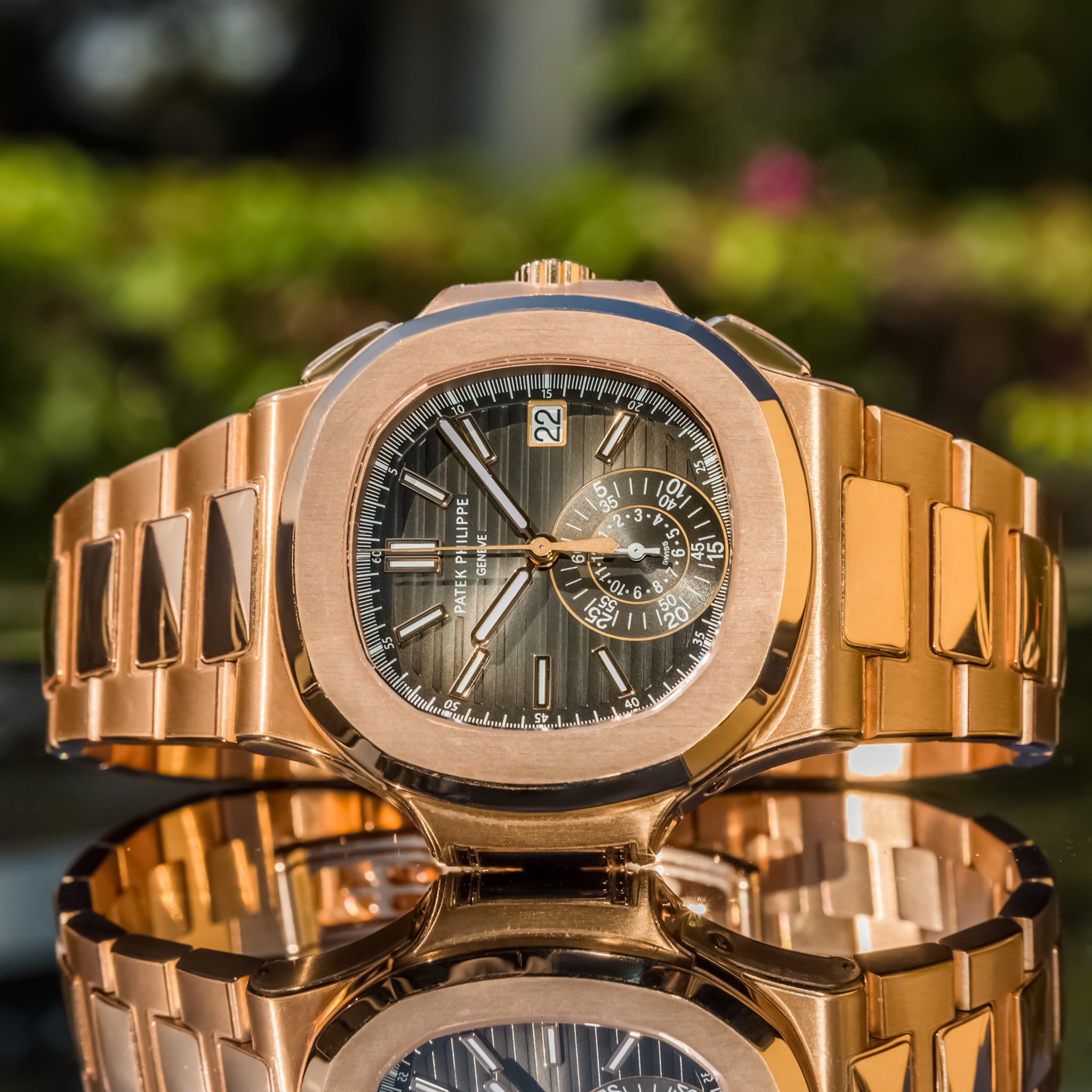 Patek Philippe Nautilus 2023 5980/1R-001 Travel Time Chronograph