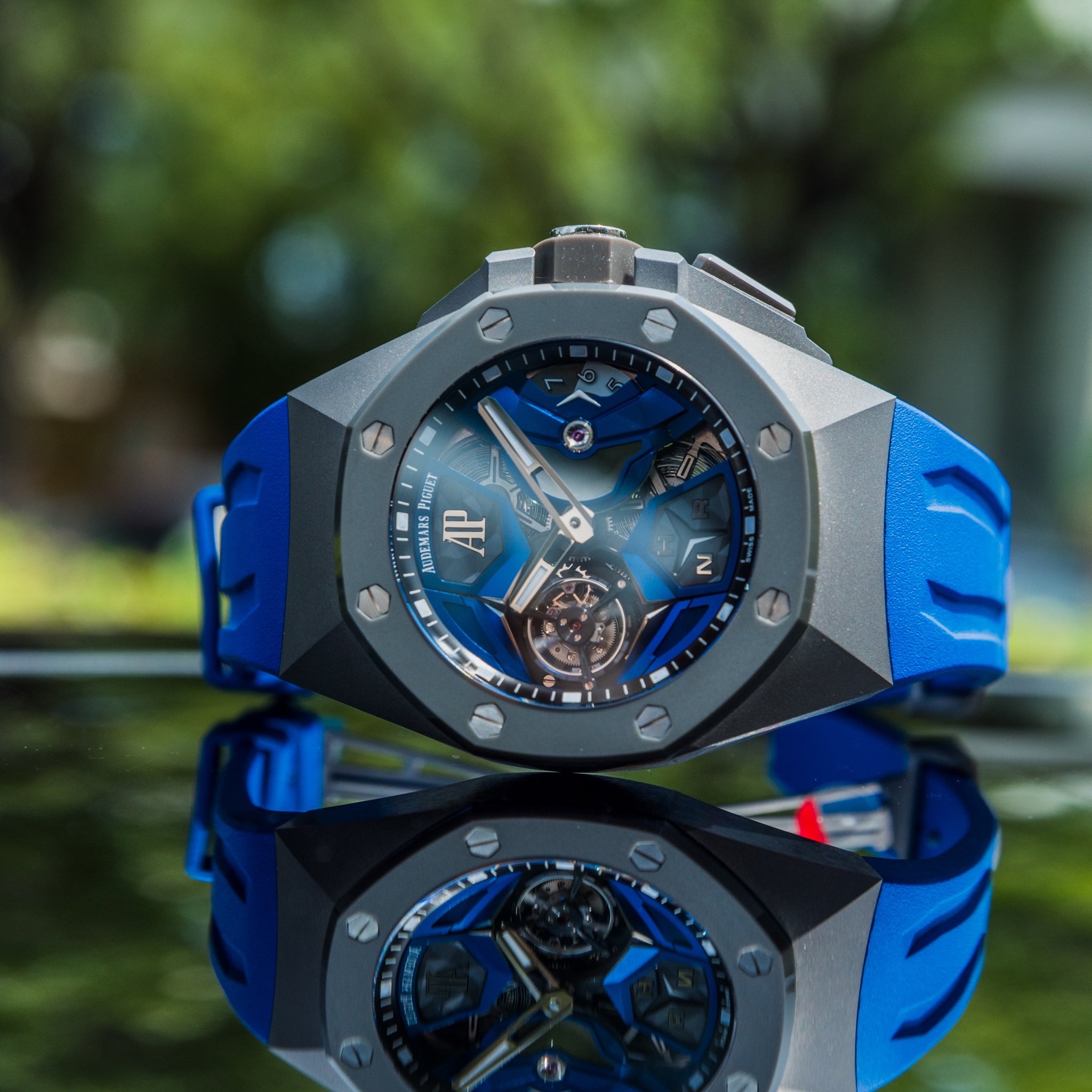 2022 Audemars Piguet Royal Oak Concept Flying Tourbillon Blue 26589IO