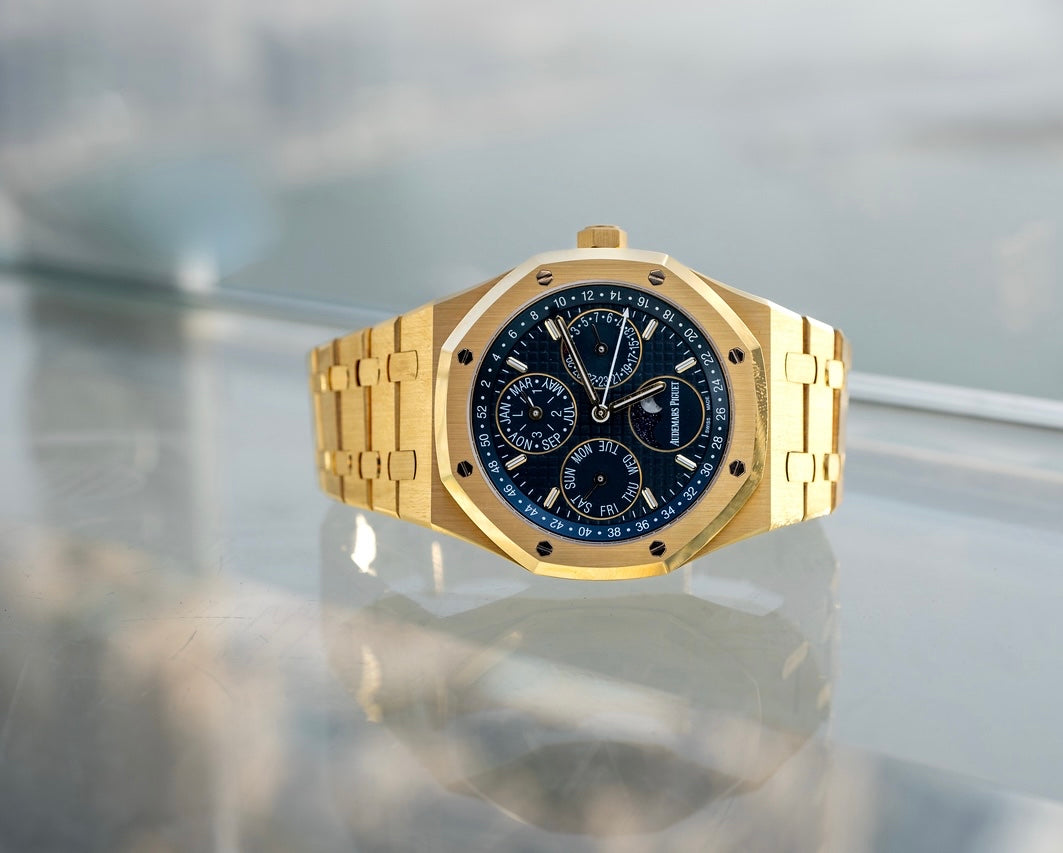 Audemars Piguet Royal Oak Perpetual Blue Dial 26574BA