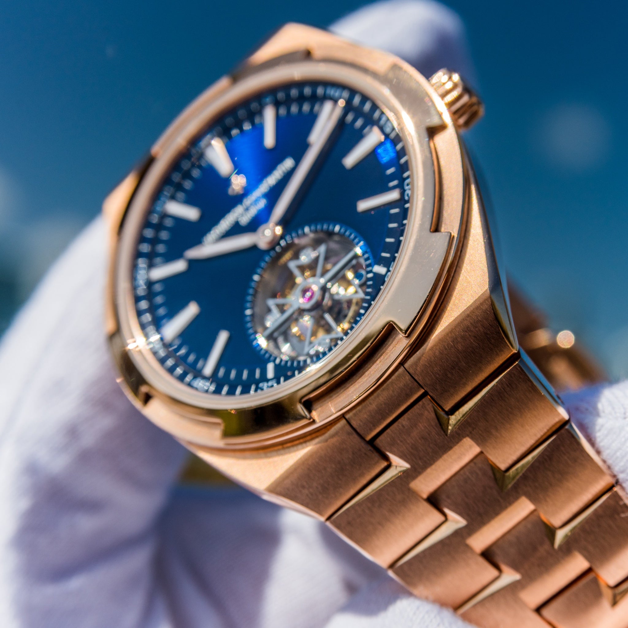 Vacheron Constantin Overseas Tourbillon Rose 42mm 6000V/110R-B733