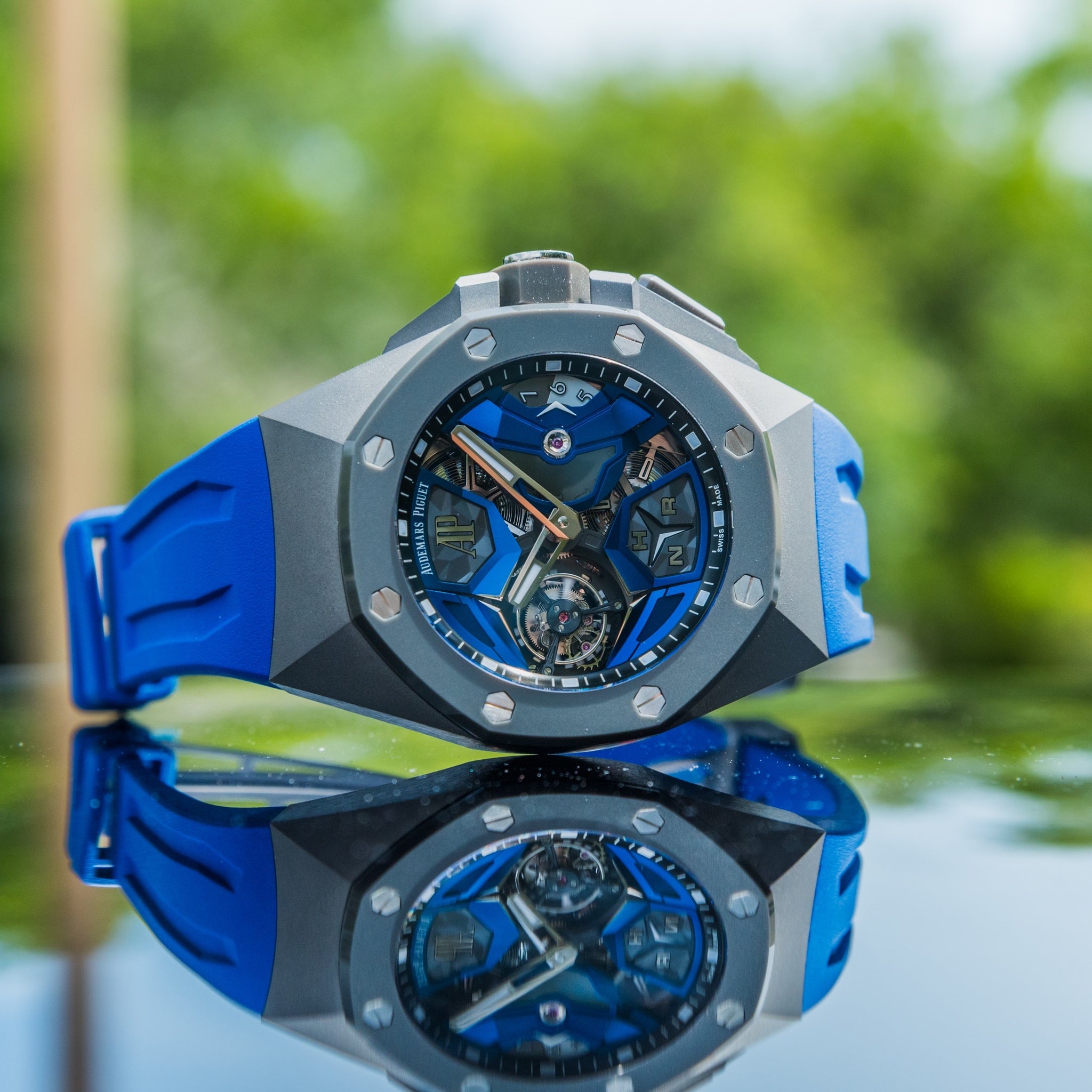 2022 Audemars Piguet Royal Oak Concept Flying Tourbillon Blue 26589IO