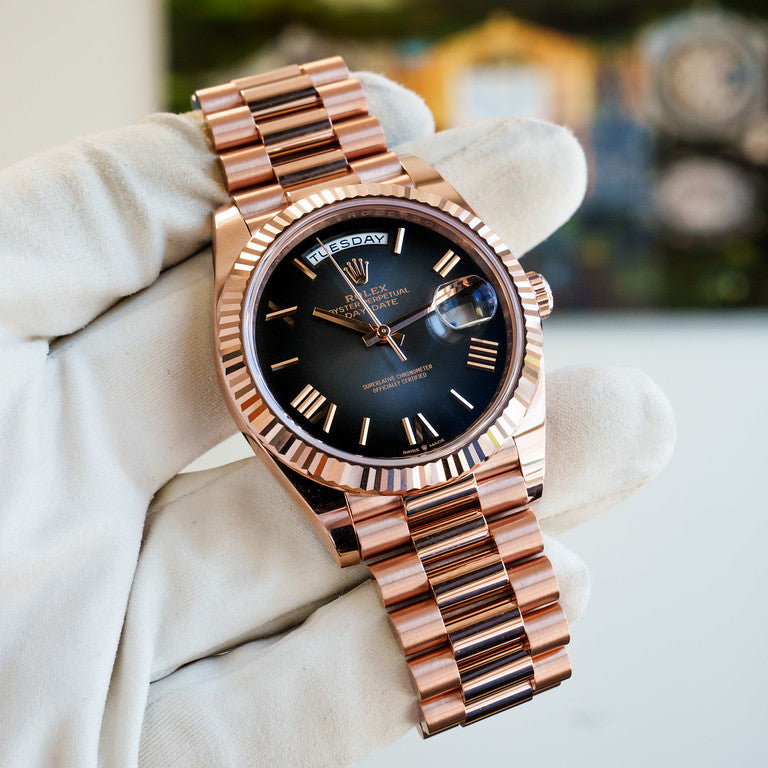 Rolex 2024 Day-Date 40mm Grey Fume 228235