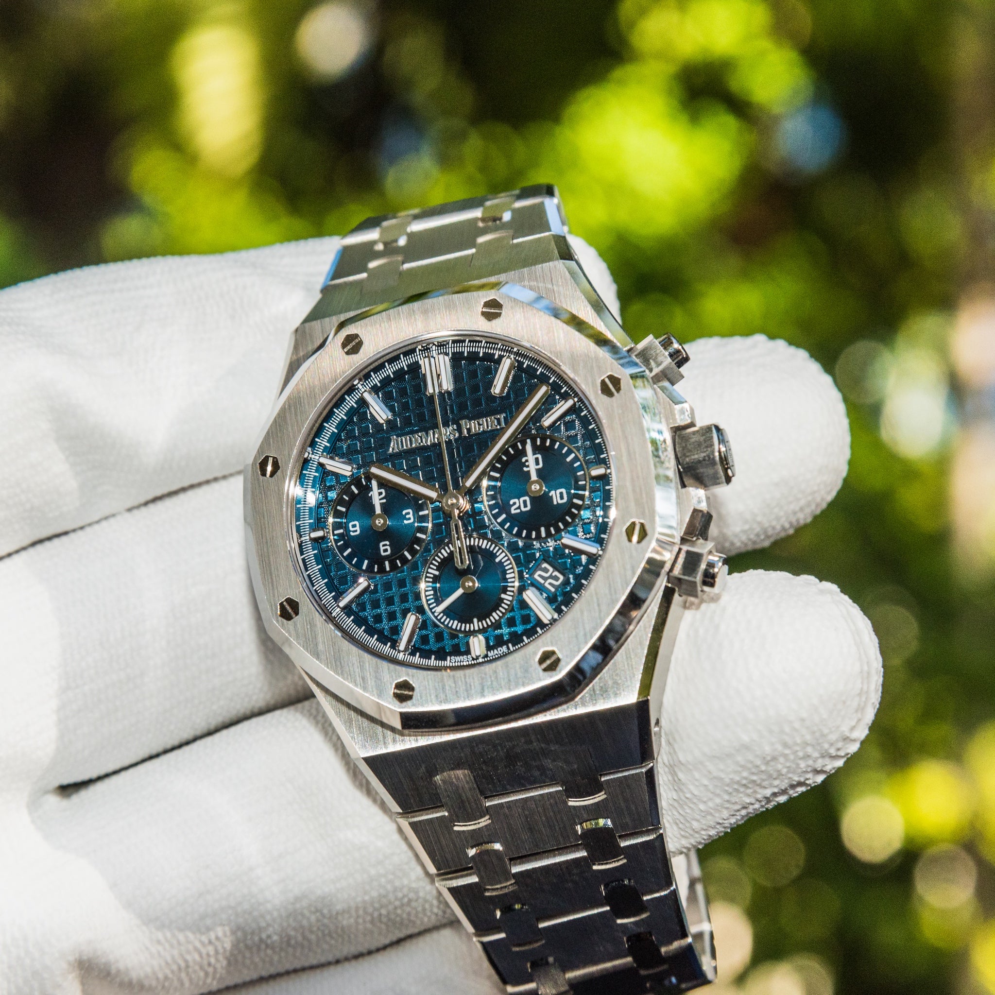 2023 Audemars Piguet Royal Oak Chronograph 26715st Blue Dial